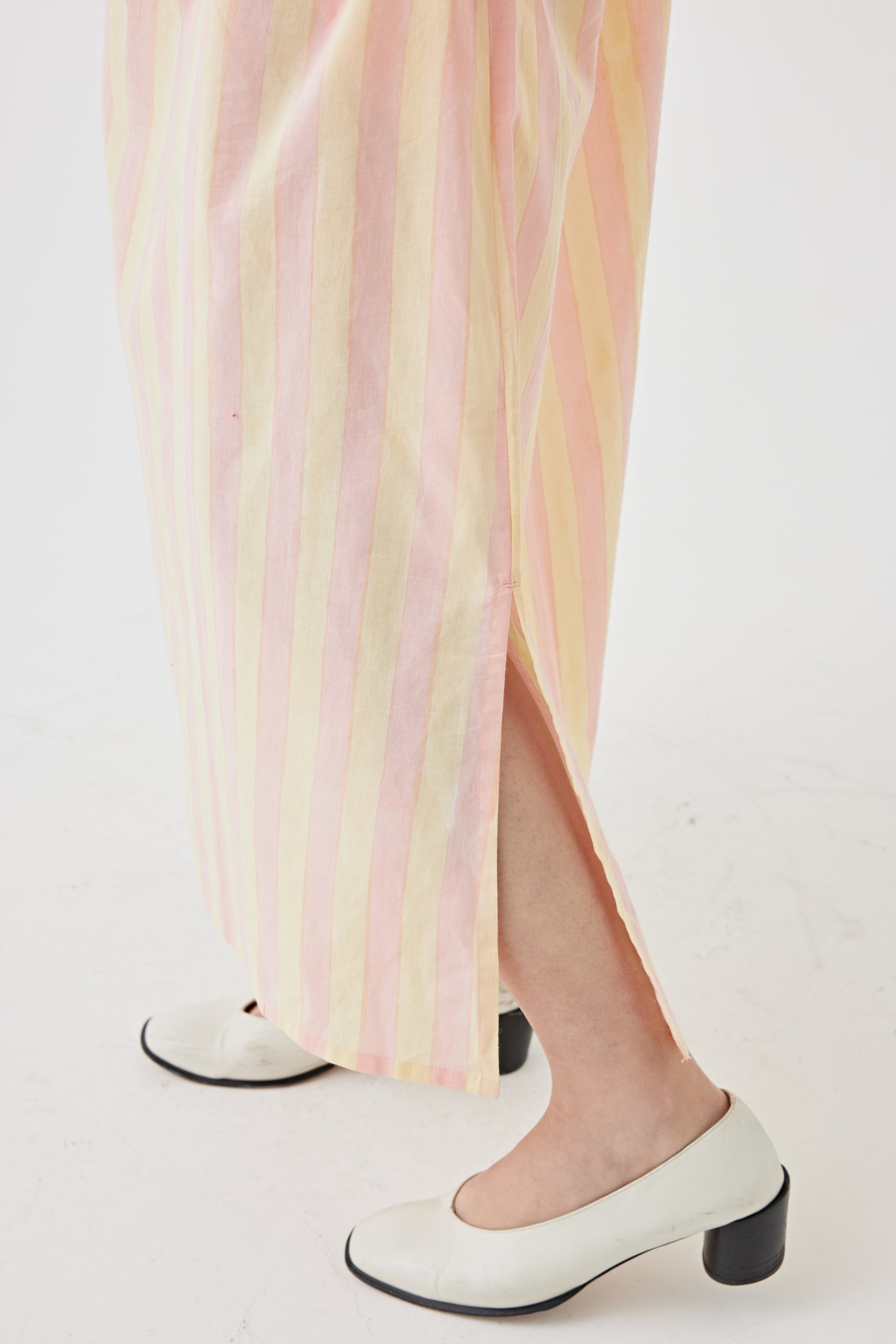 ストライプブロックプリントドレス(6259-527)