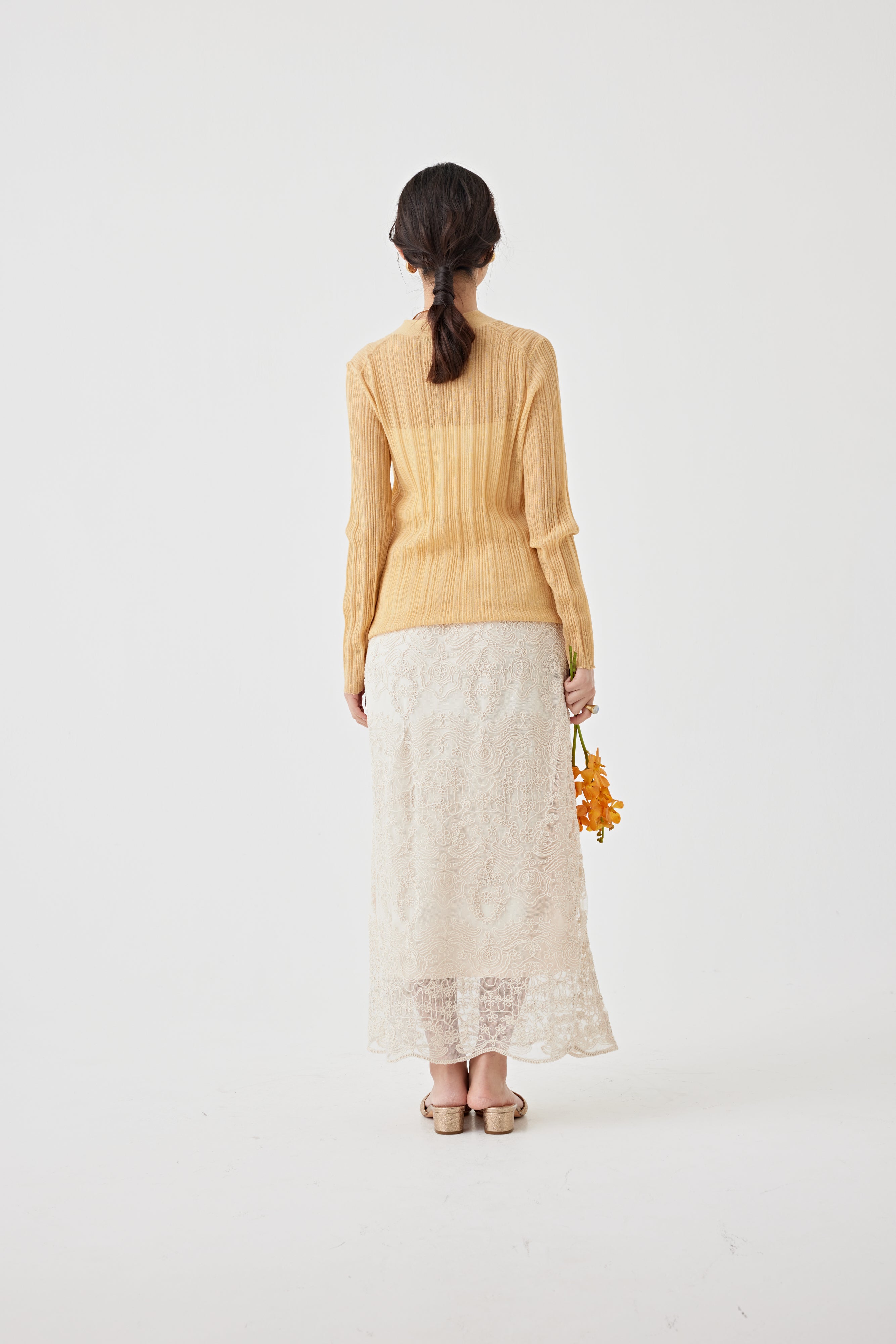 【comming soon】ランダムリブニットカーディガン(6266-340)