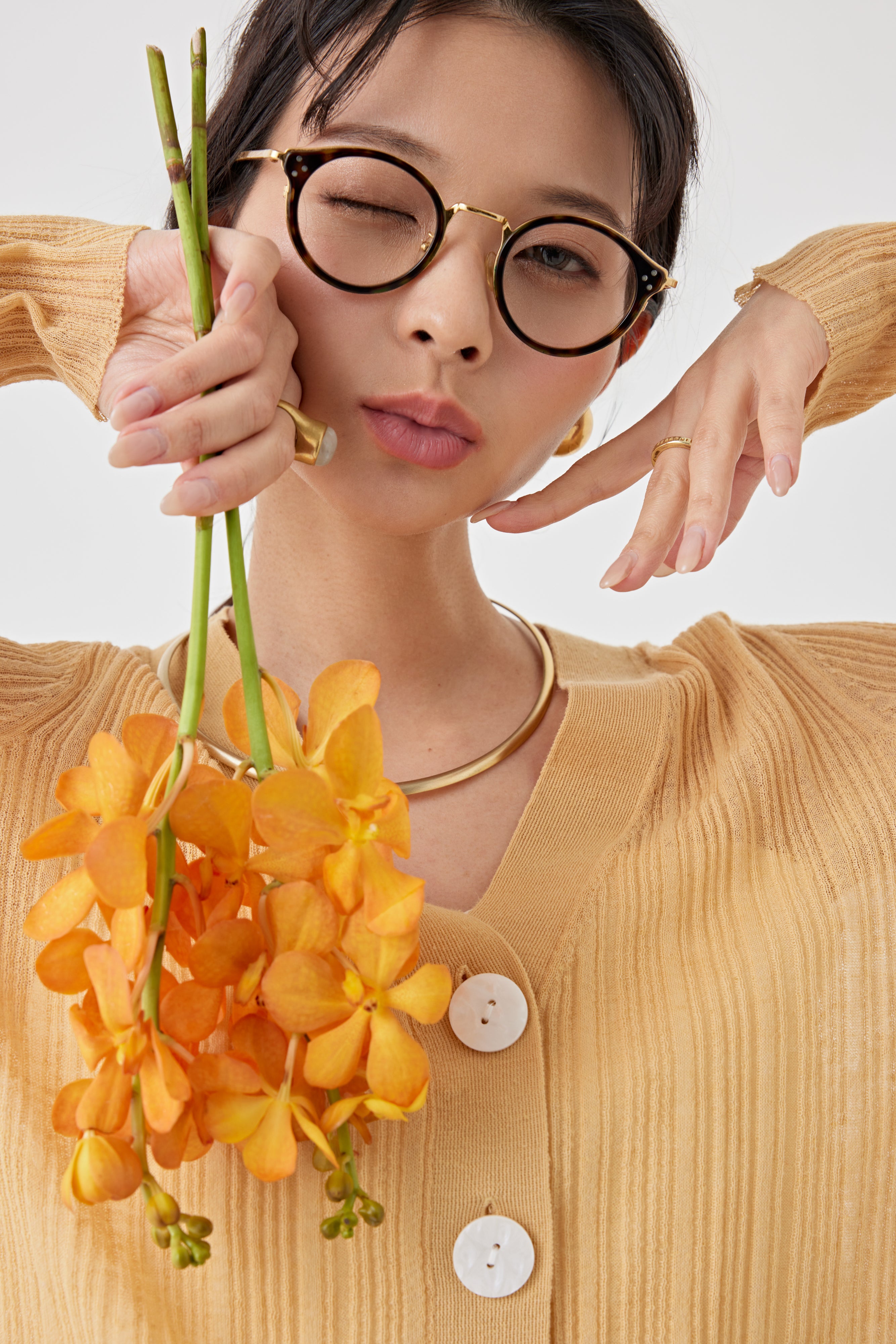 【comming soon】ランダムリブニットカーディガン(6266-340)