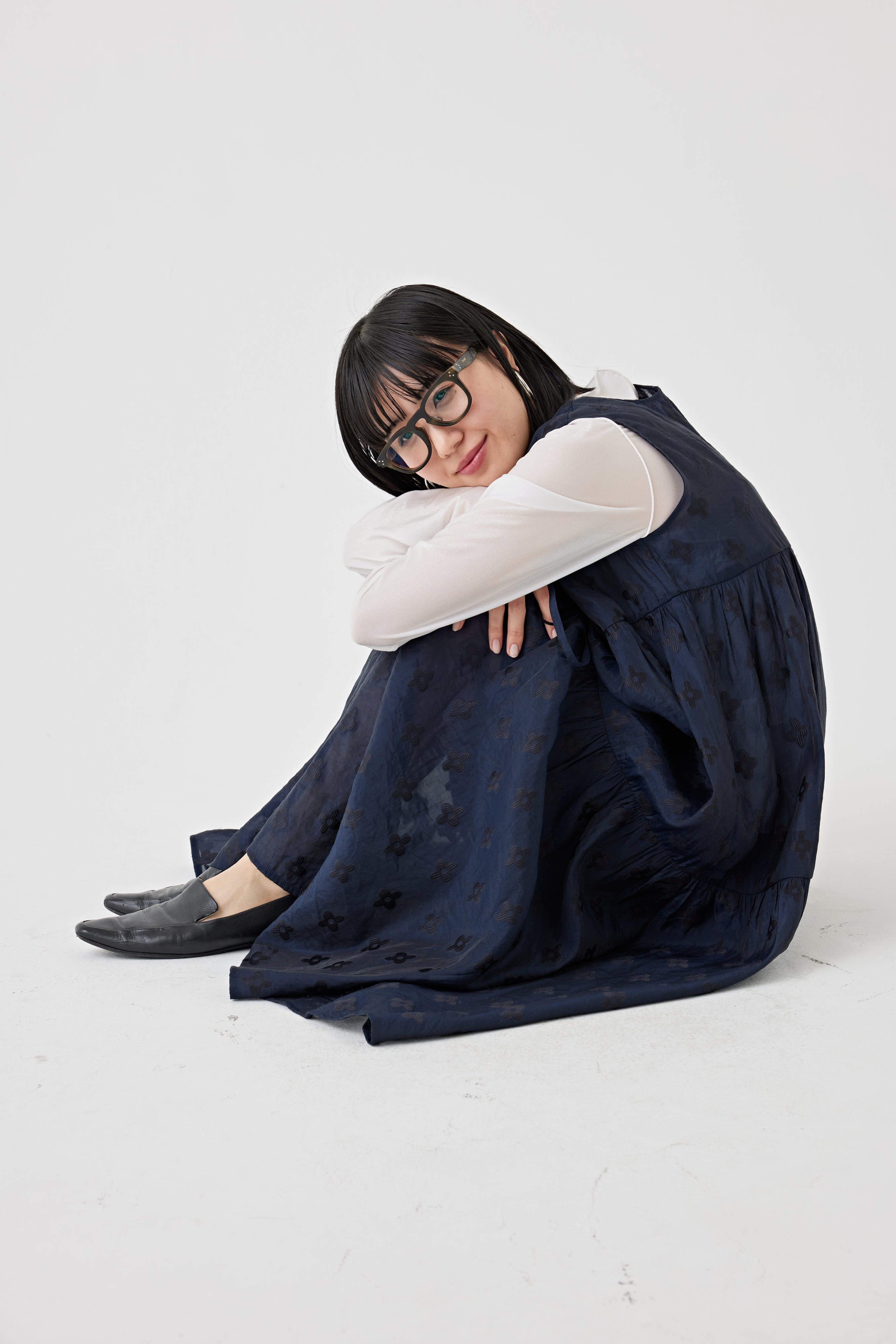 フローラルパターン2WAYティアードワンピース(6250-569)