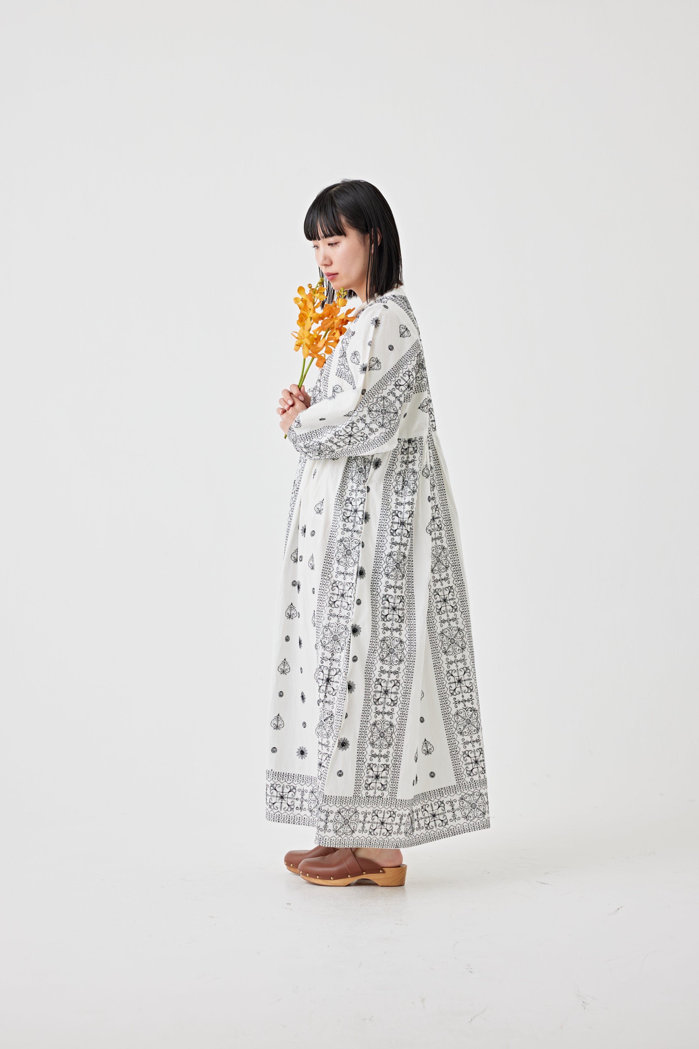 刺繍ドルマンワンピース(6251-540)