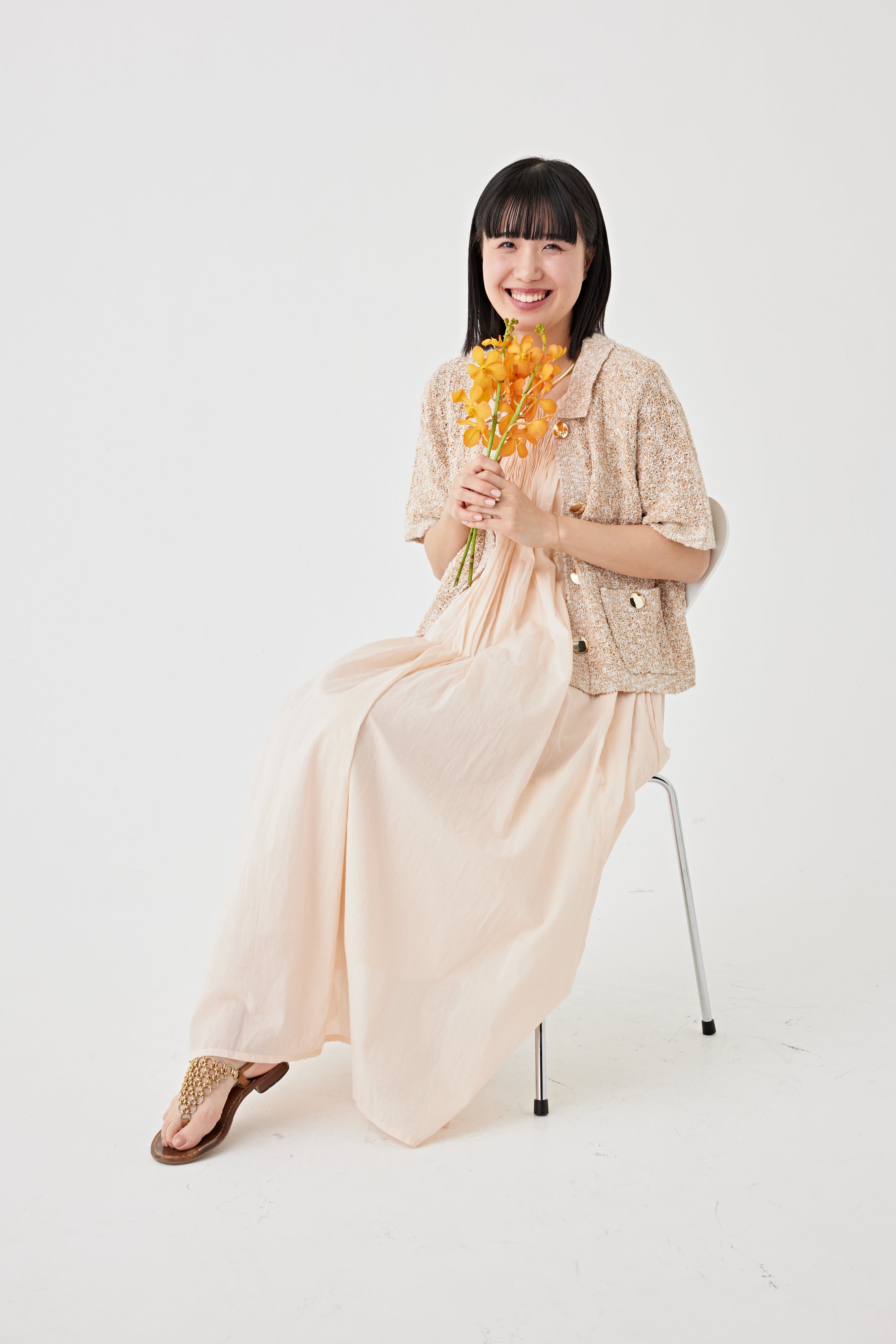 ミックスヤーンコンパクトジャケット(6250-554)