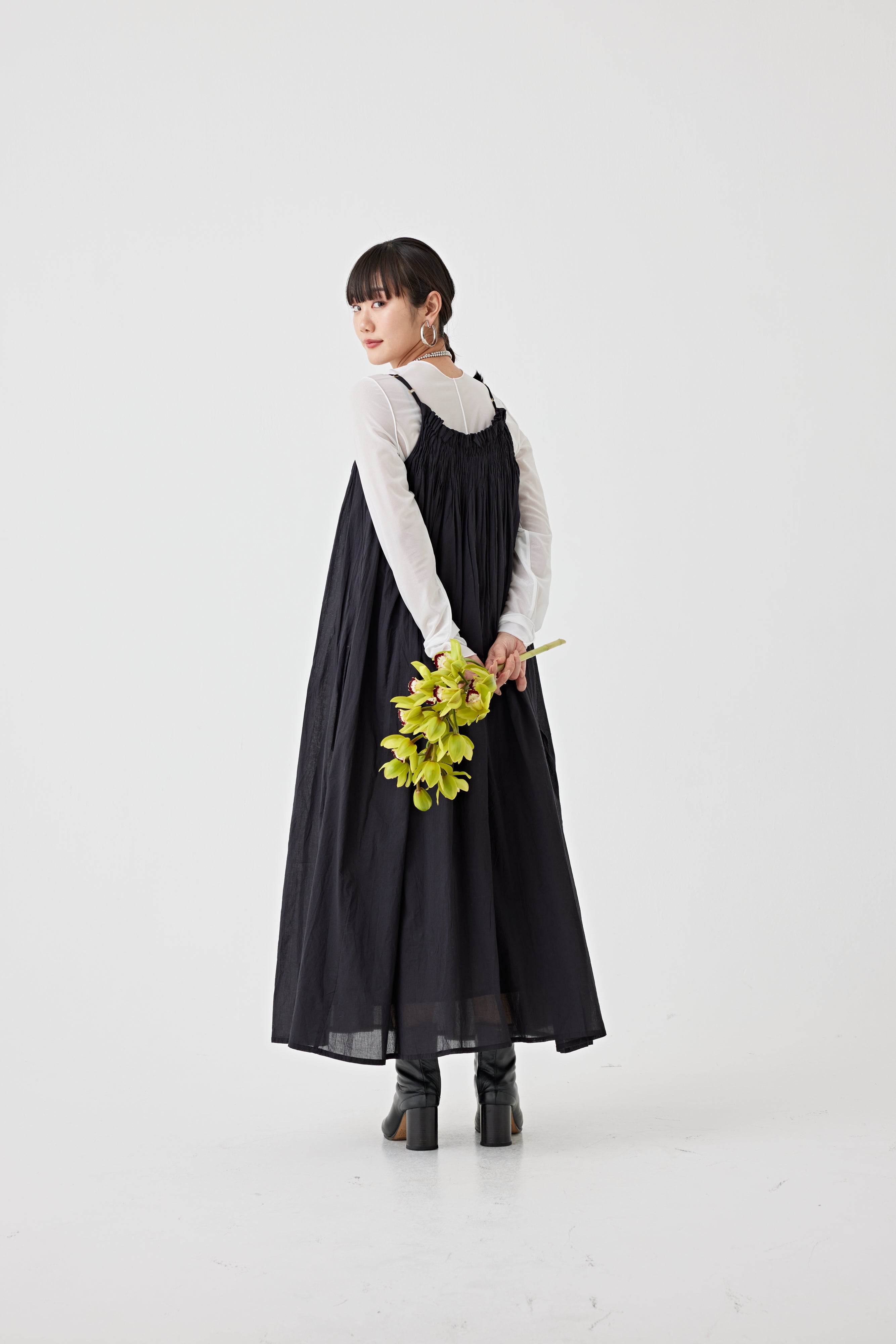 ランダムタックキャミドレス(6254-569)