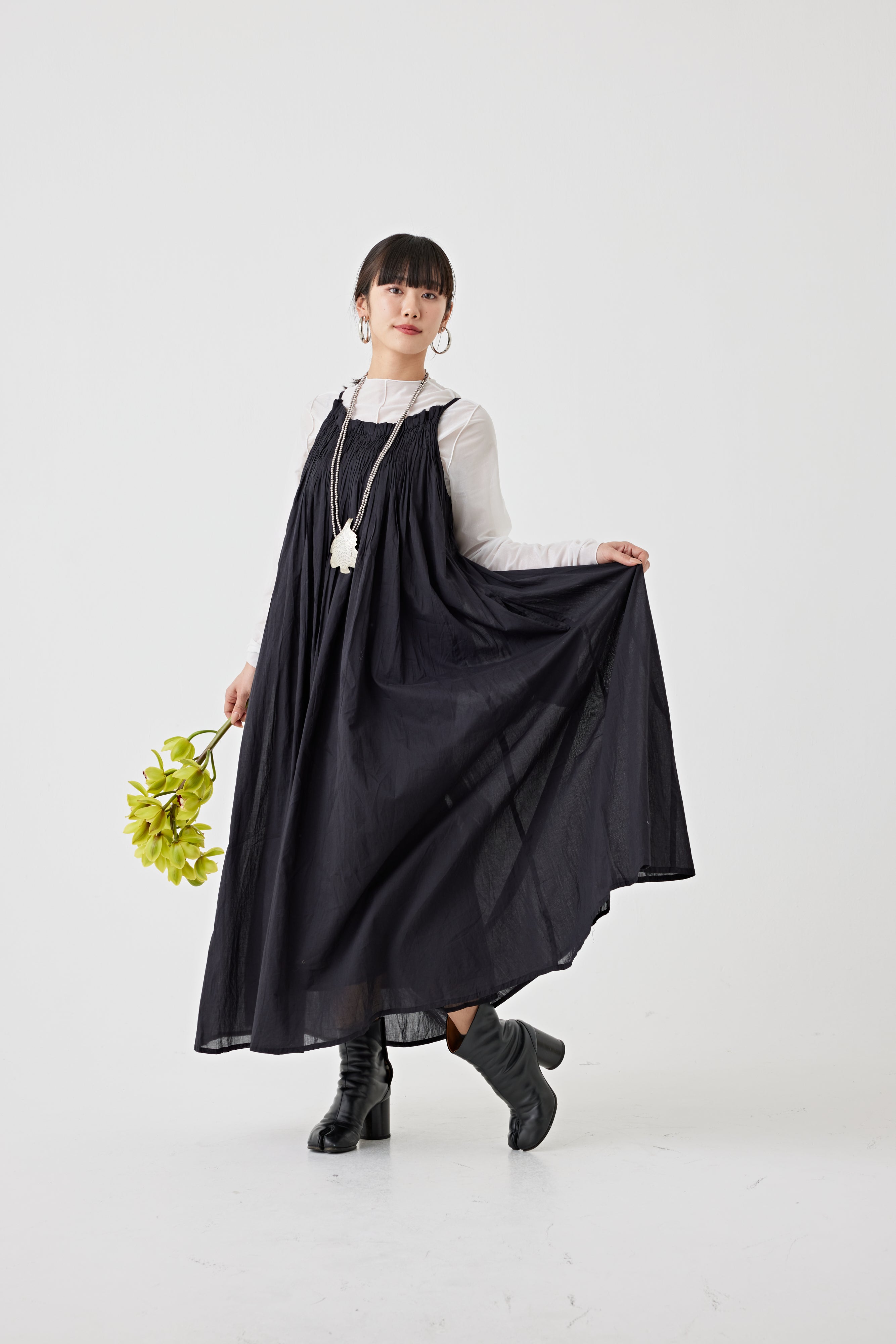 ランダムタックキャミドレス(6254-569)