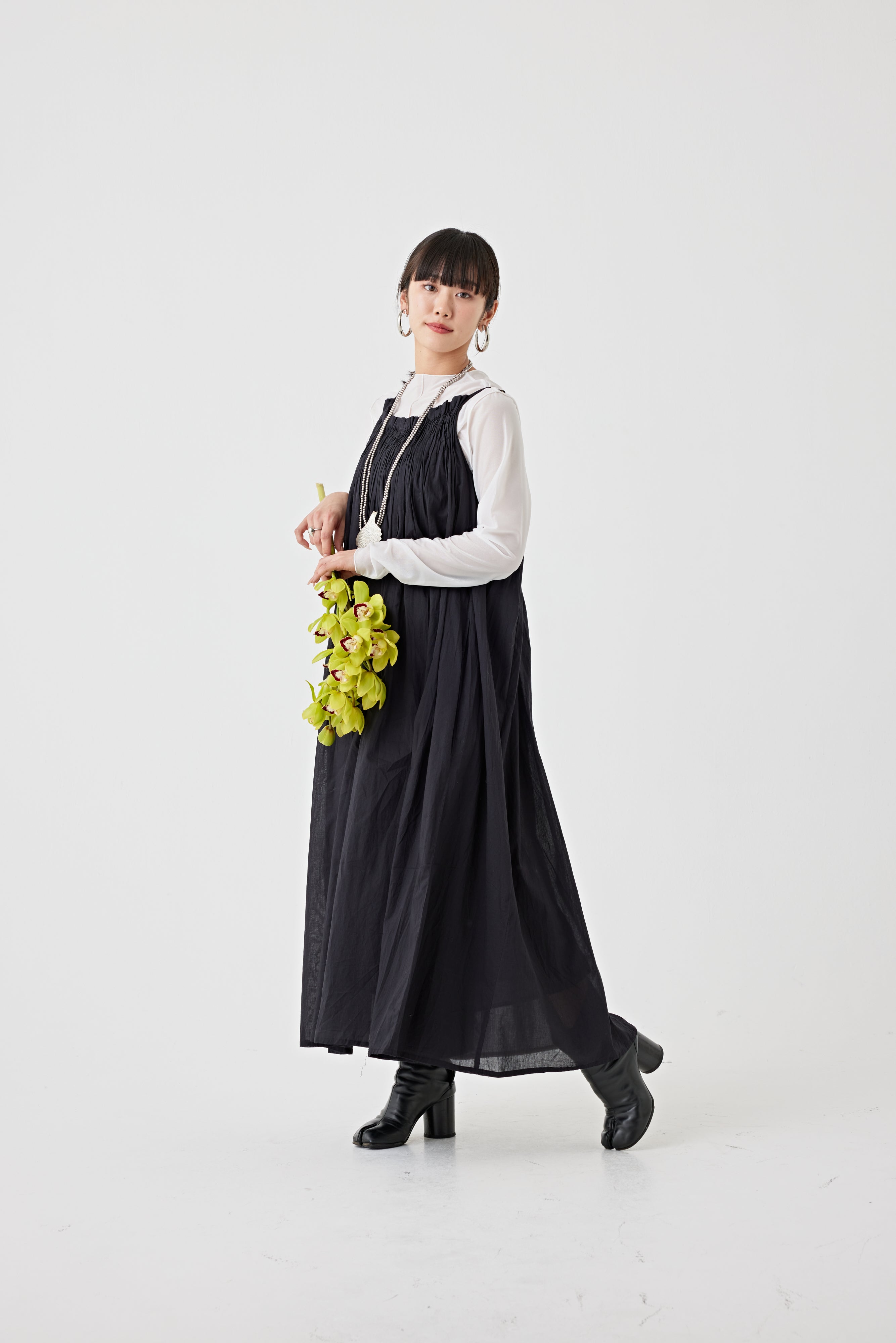 ランダムタックキャミドレス(6254-569)