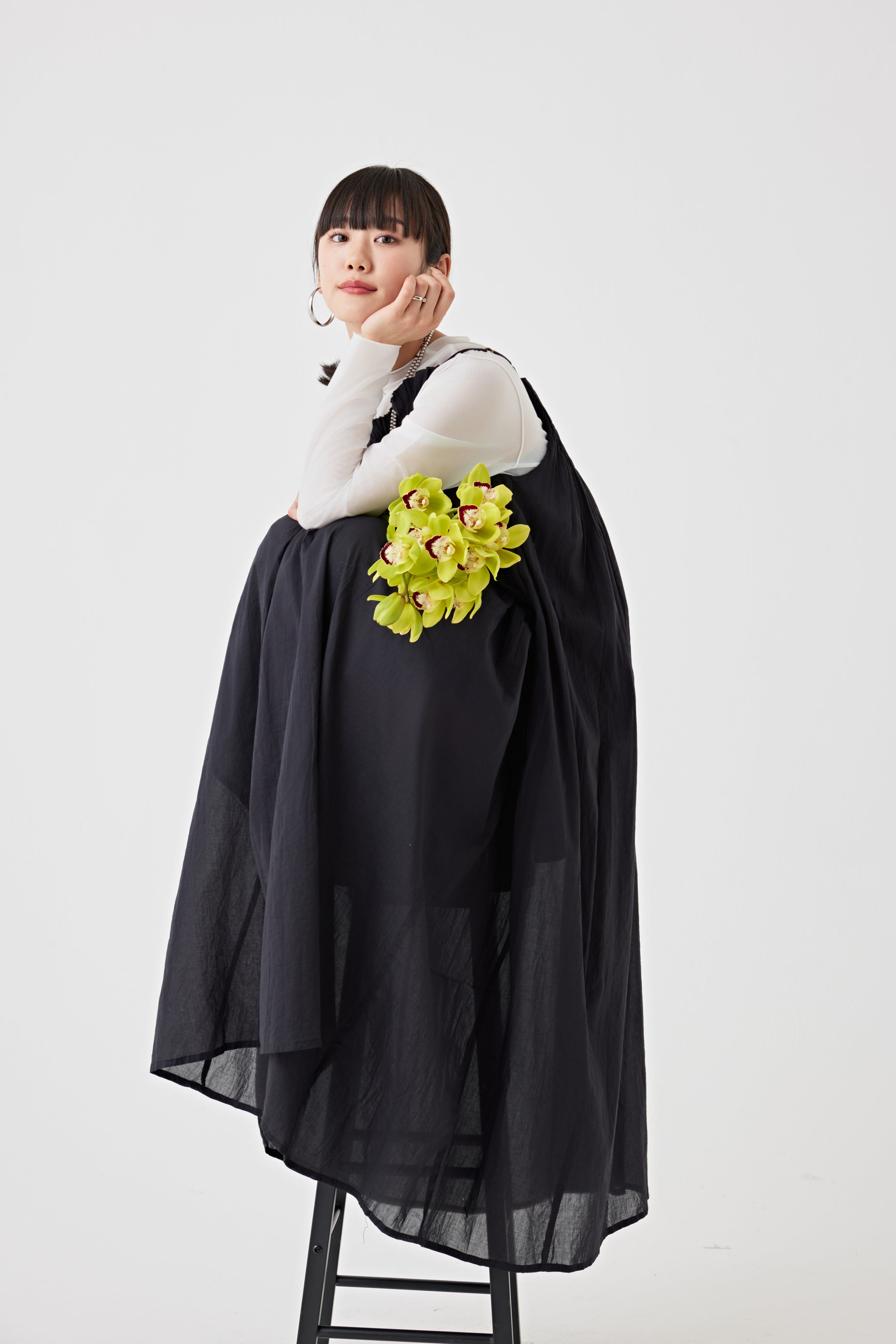 ランダムタックキャミドレス(6254-569)