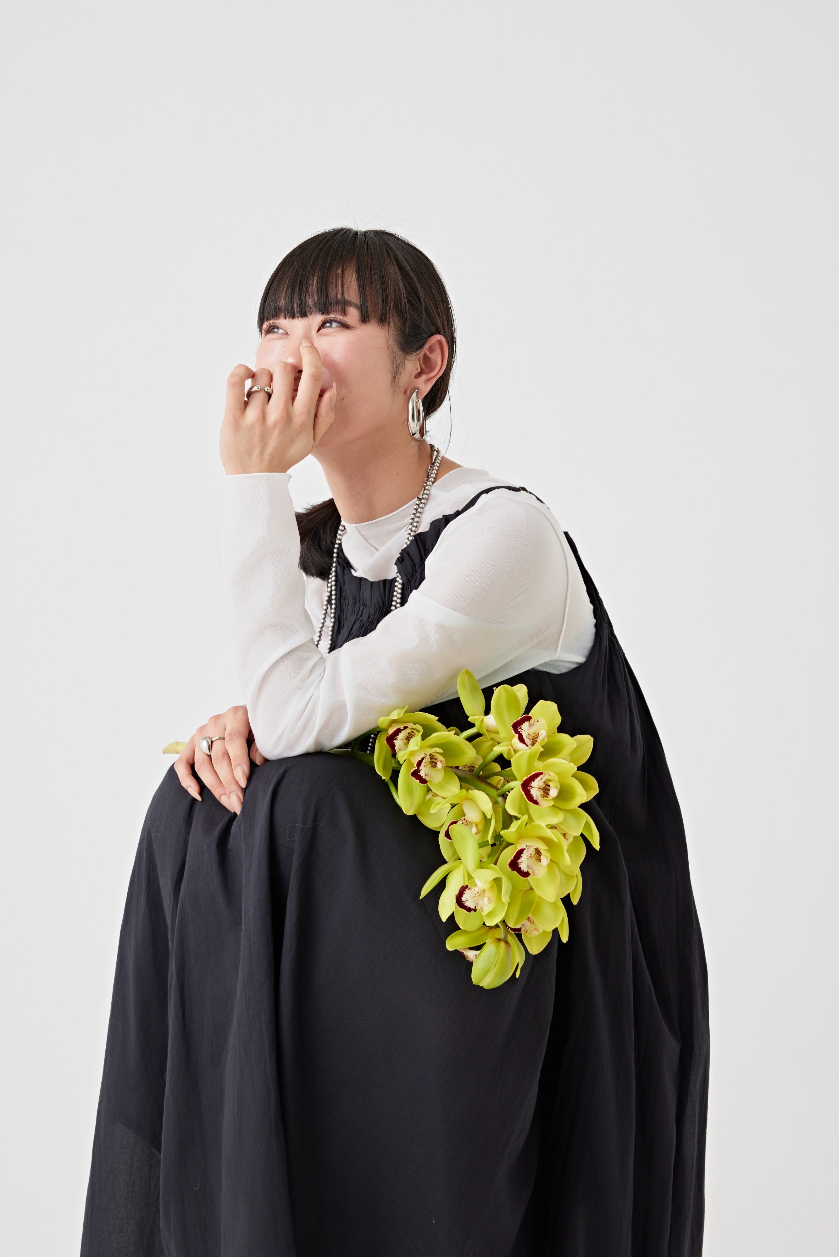 ランダムタックキャミドレス(6254-569)