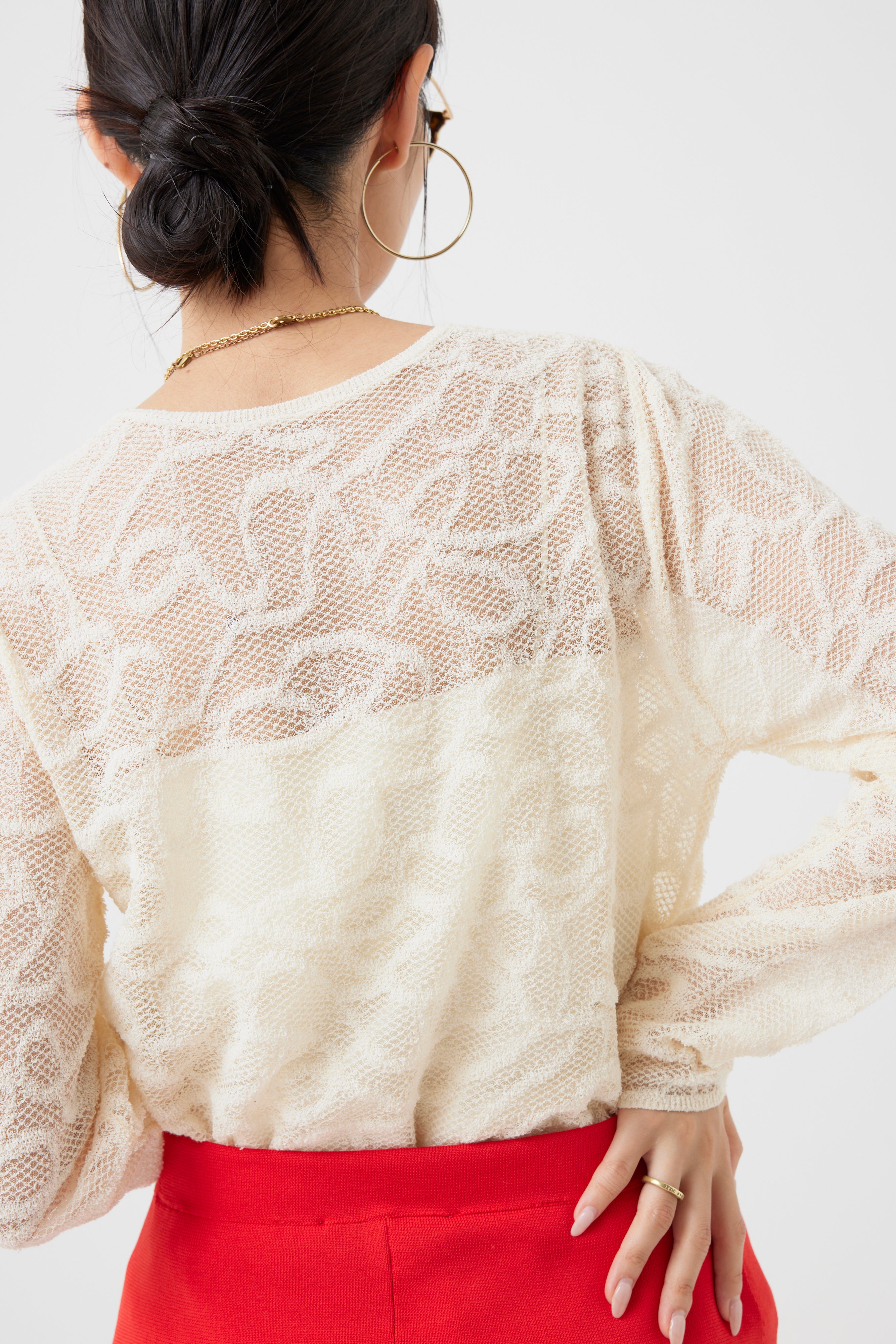 シースルージャガードインナートップス(6260-388)