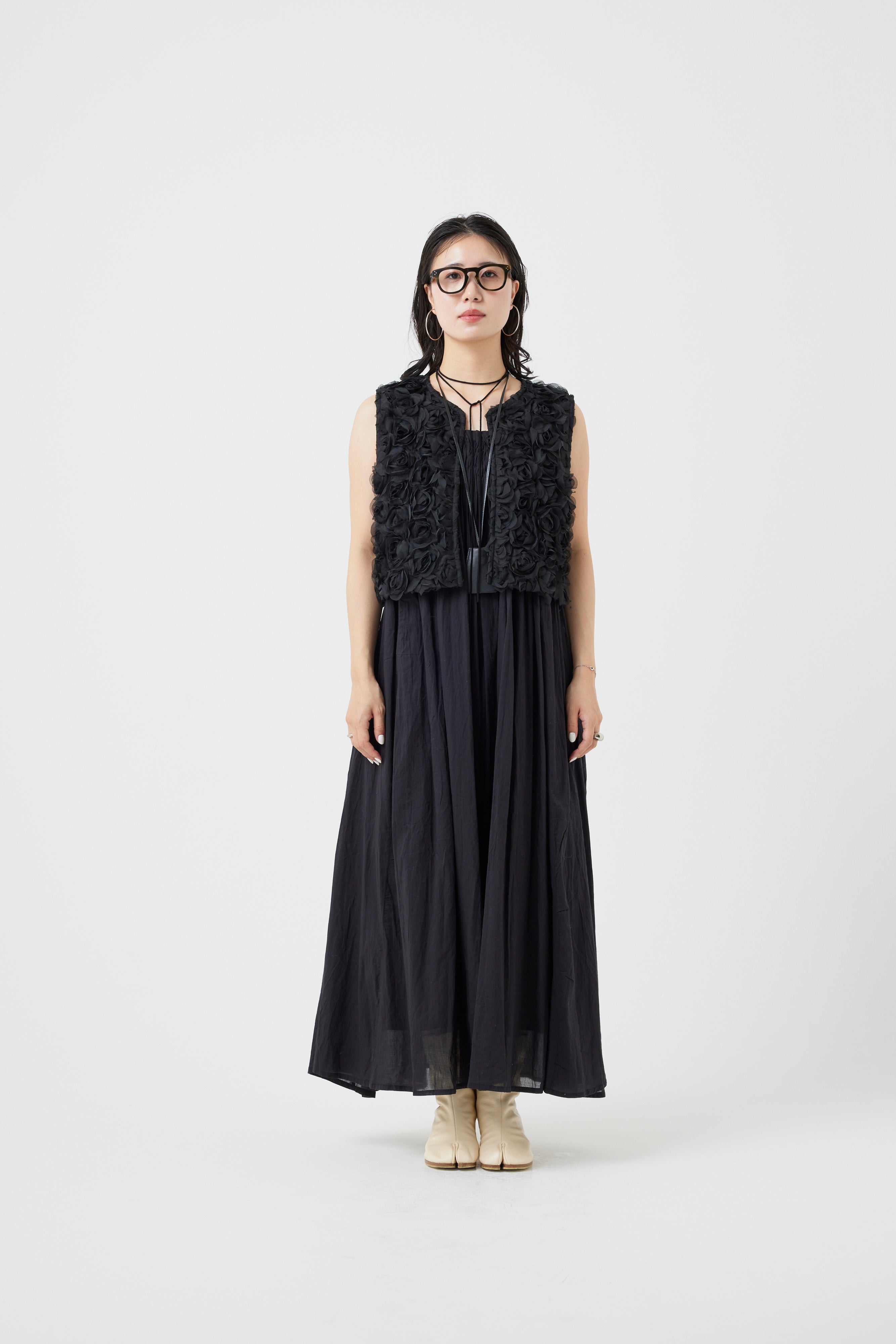 フラワーチュールパターンベスト(6262-454)