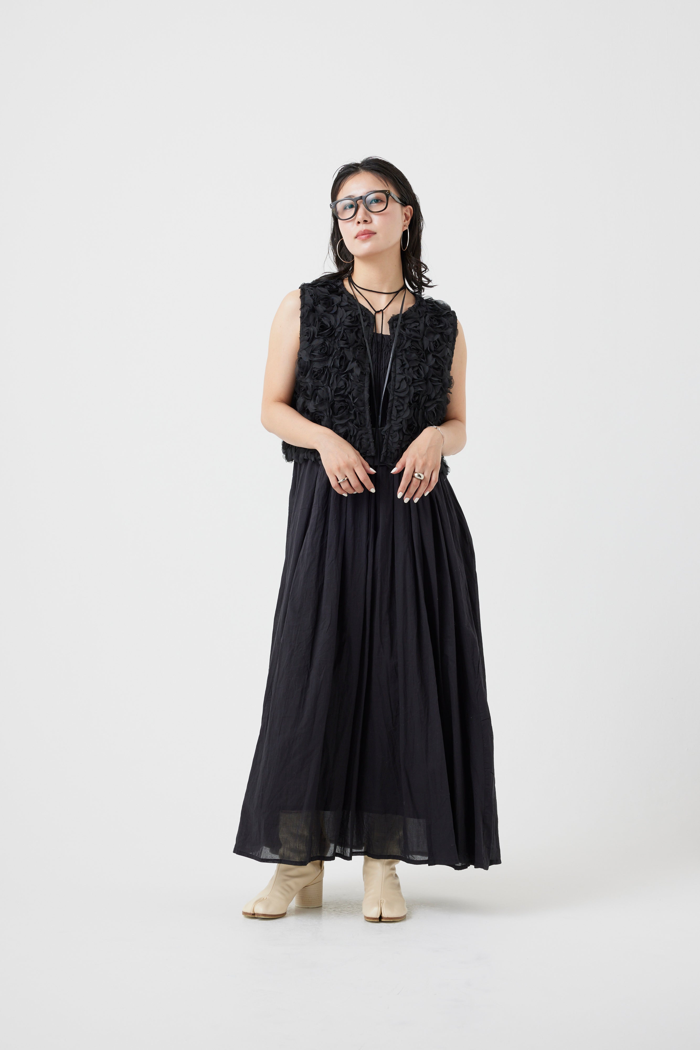 フラワーチュールパターンベスト(6262-454)