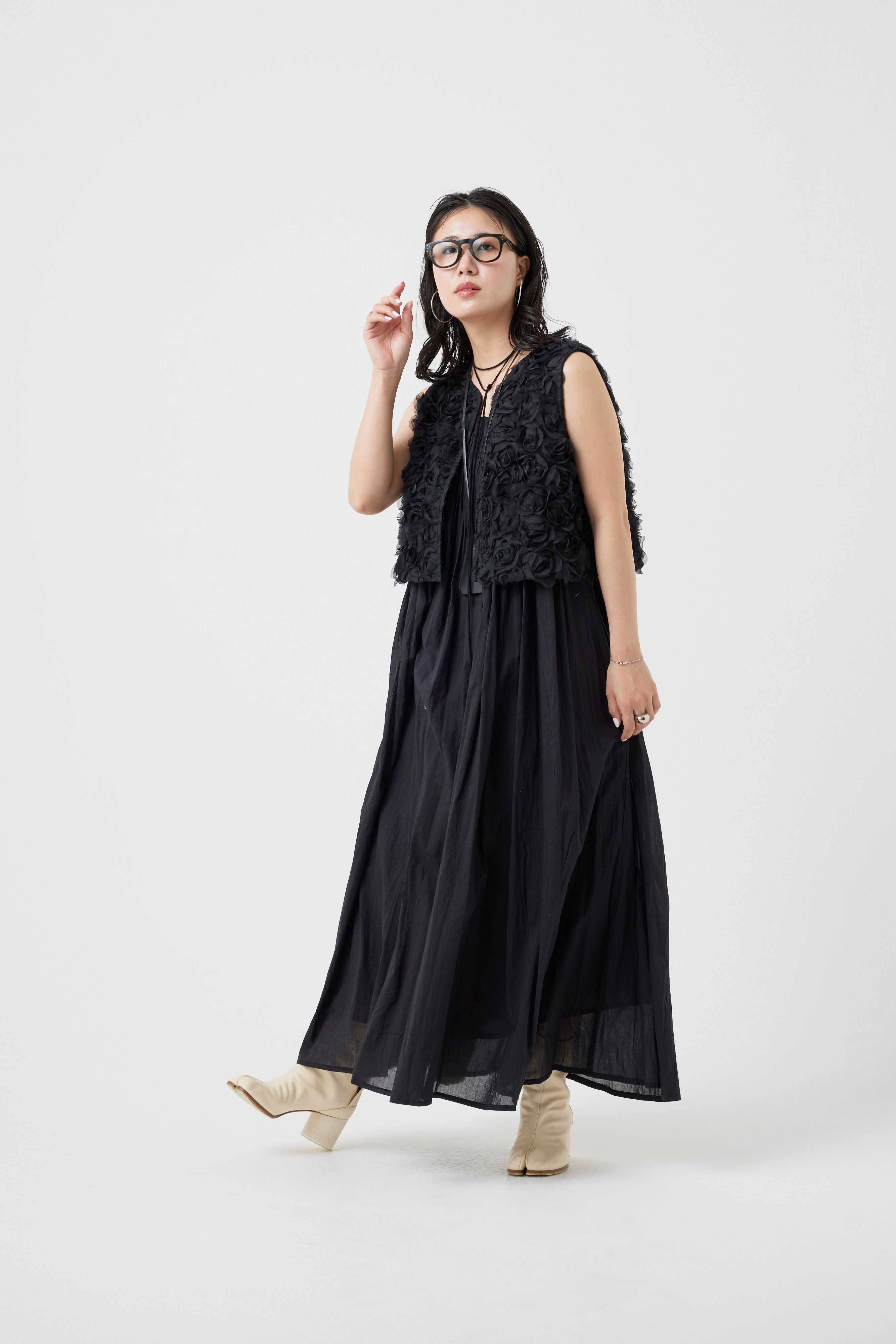 フラワーチュールパターンベスト(6262-454)