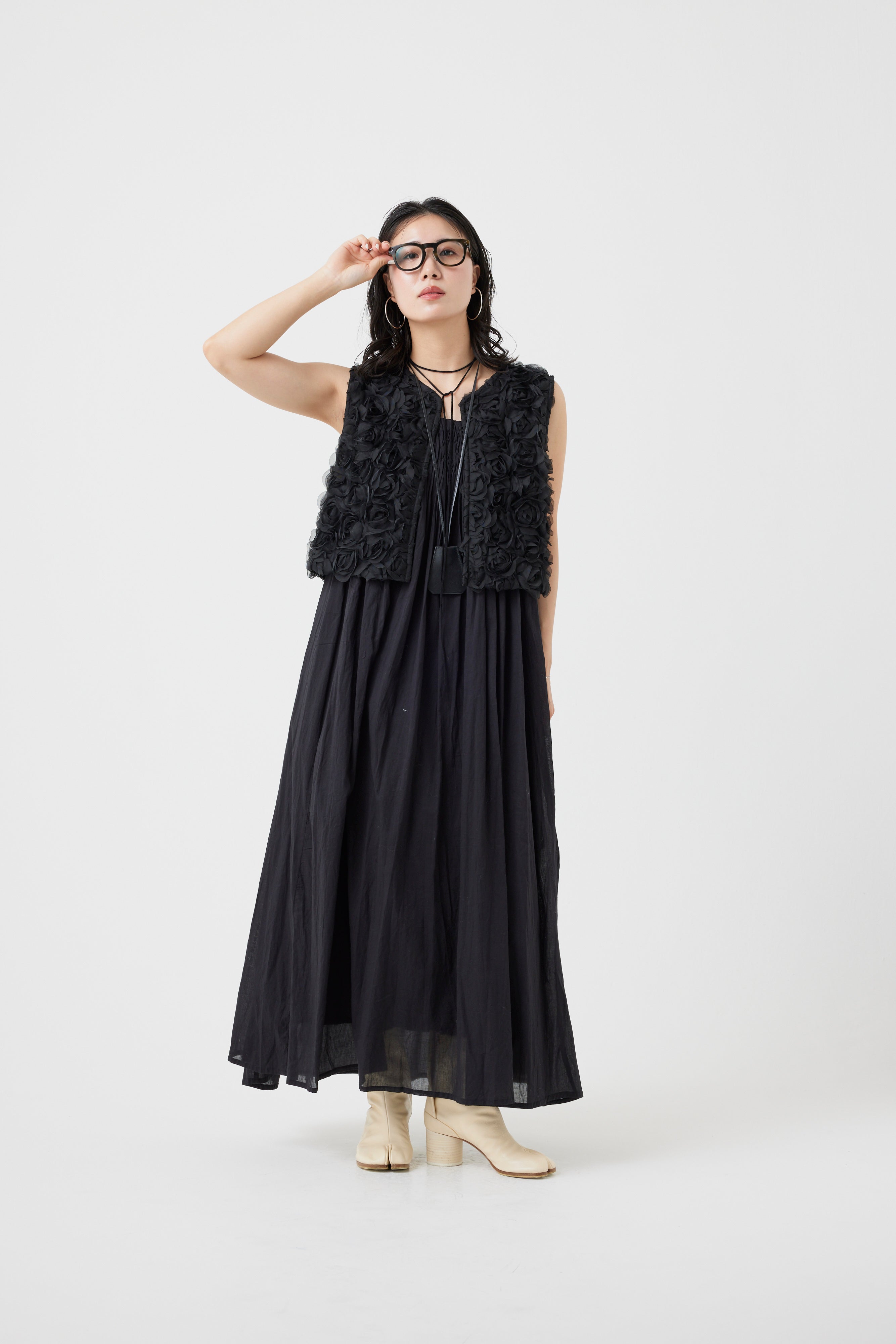 フラワーチュールパターンベスト(6262-454)