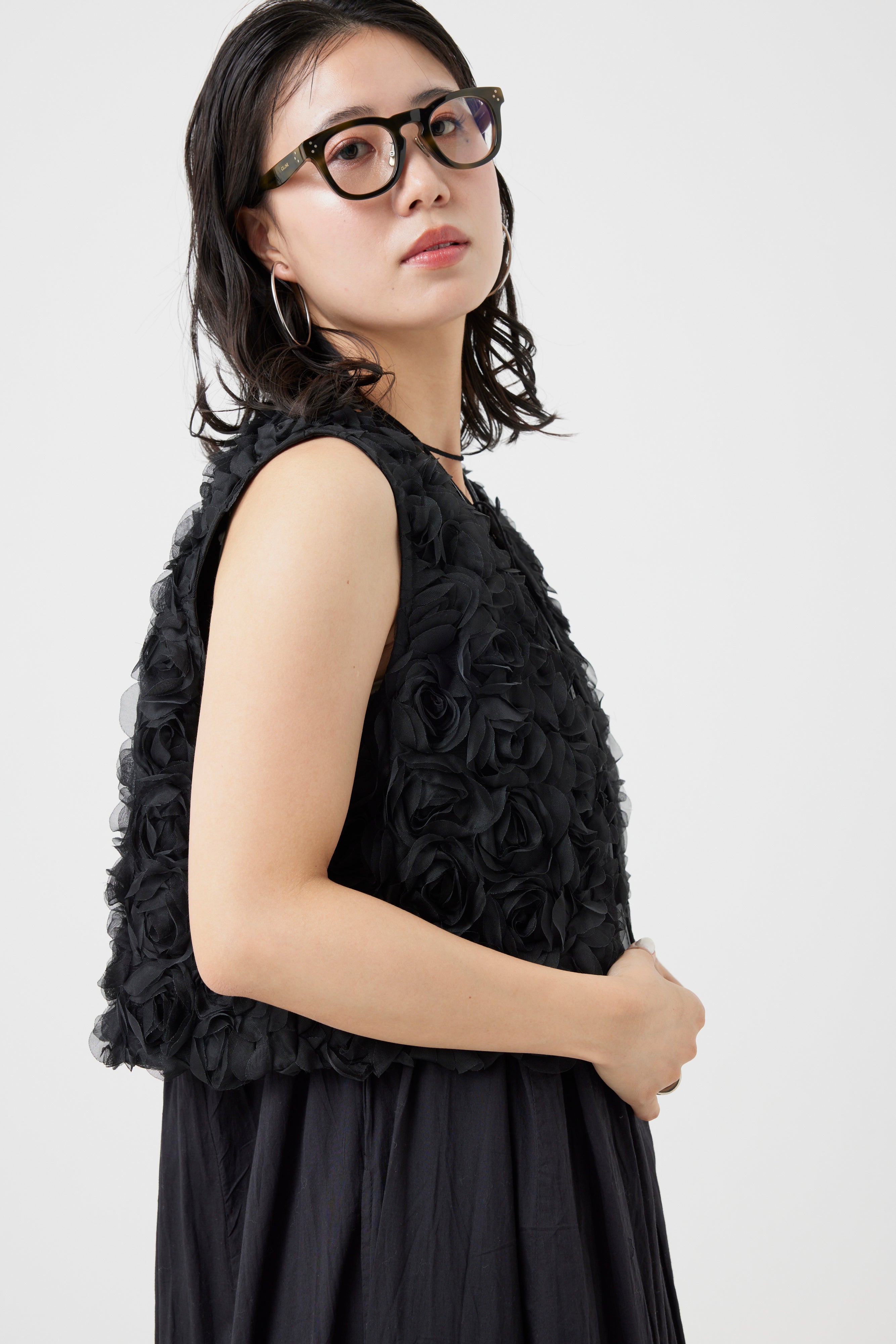 フラワーチュールパターンベスト(6262-454)