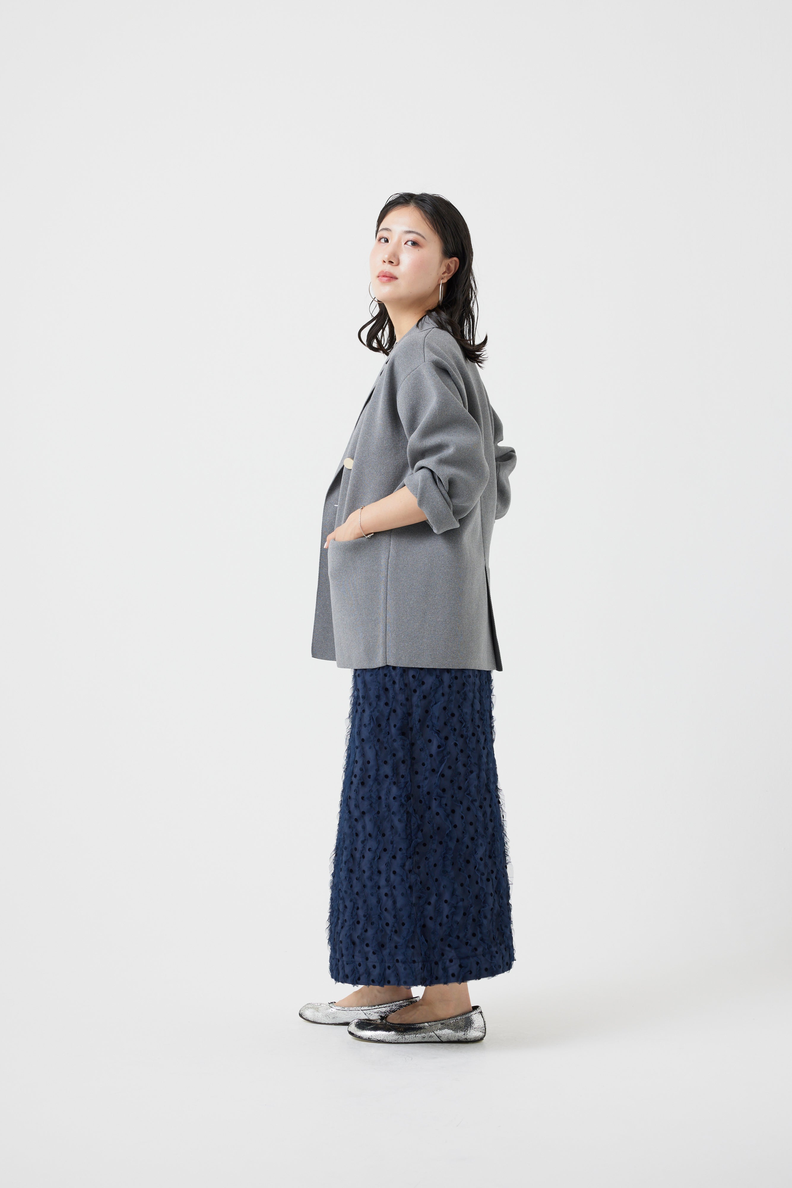 ミラノリブニットジャケット(6260-411)