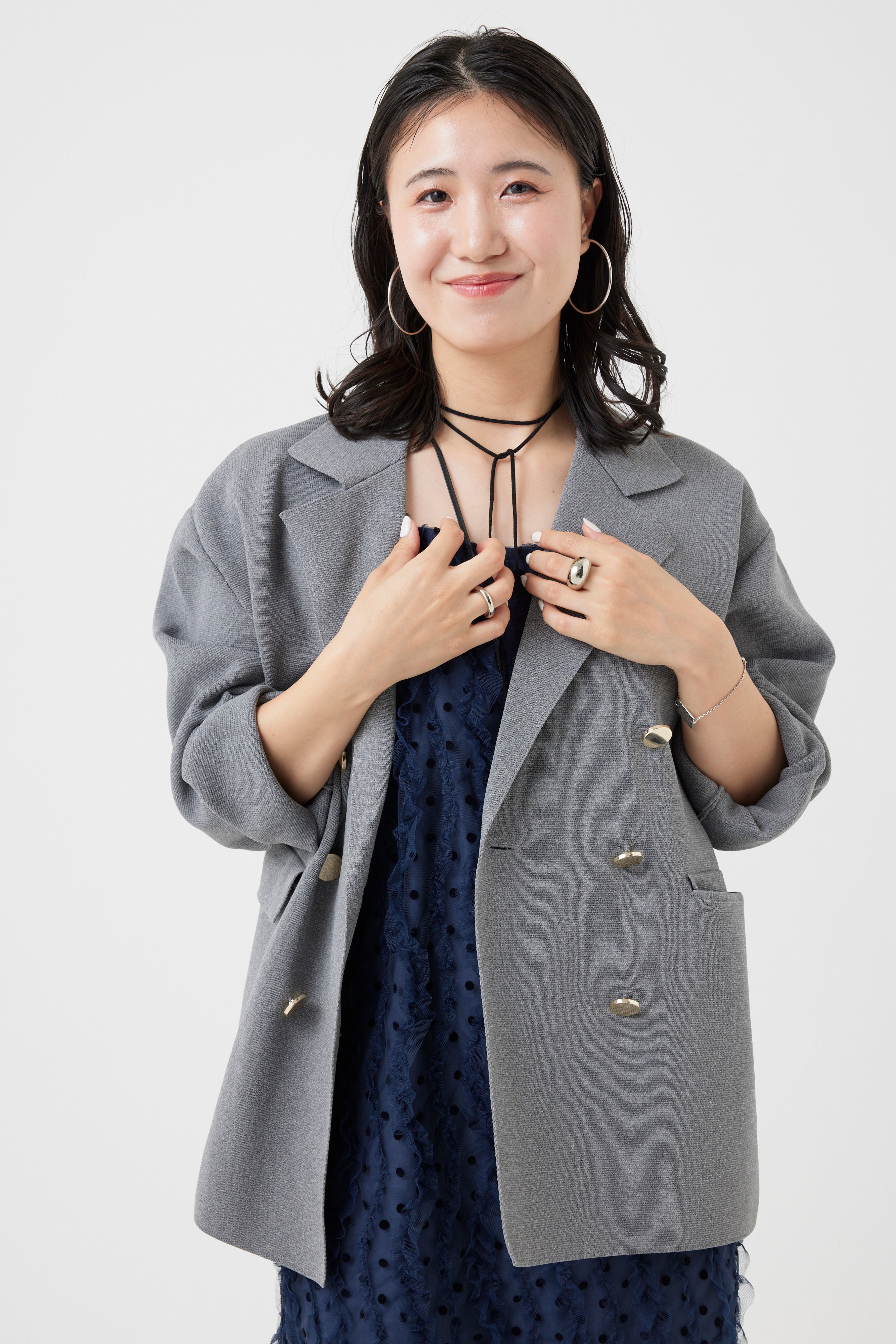 ミラノリブニットジャケット(6260-411)