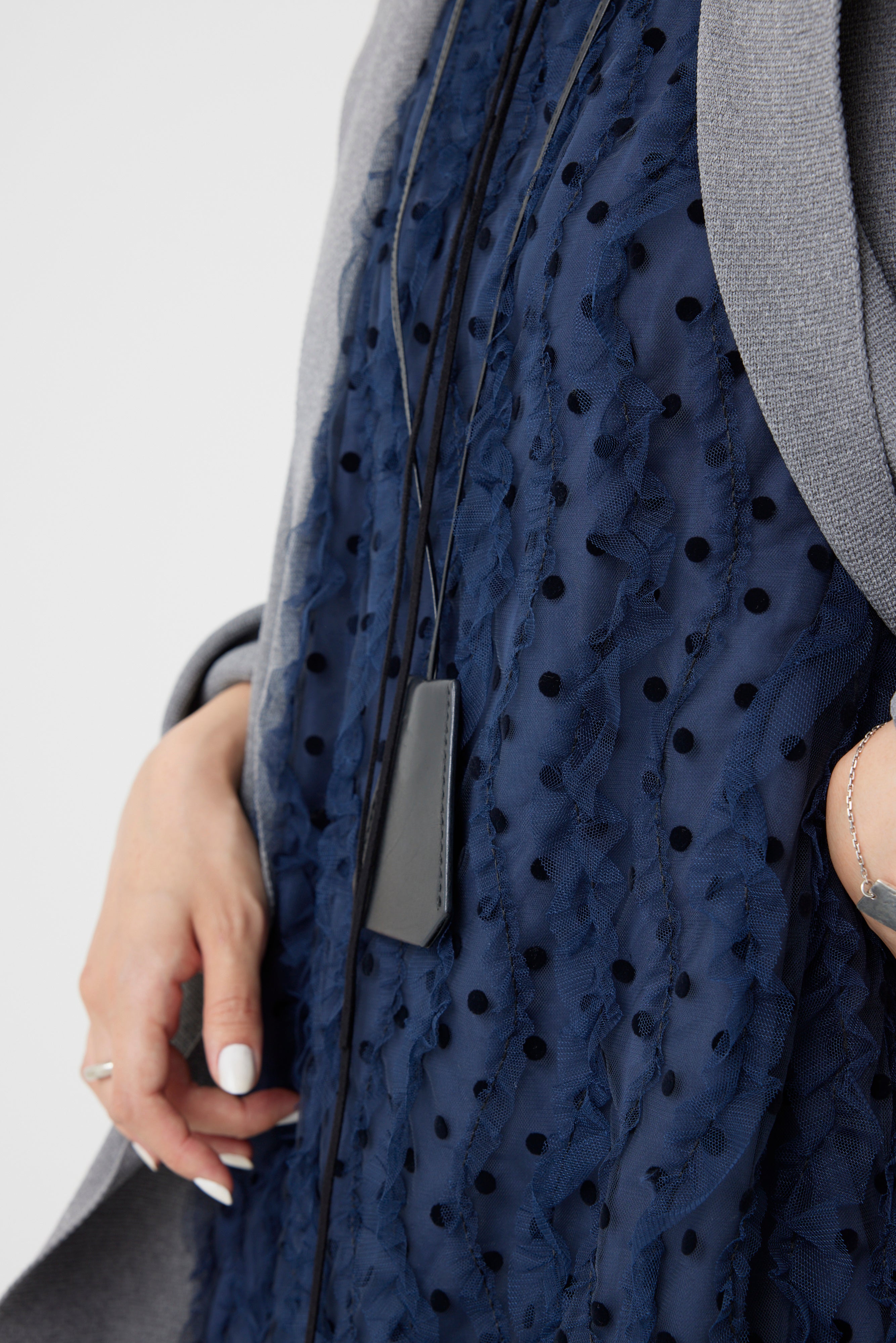 ブラオドットチュールフリルワンピース(6260-378)