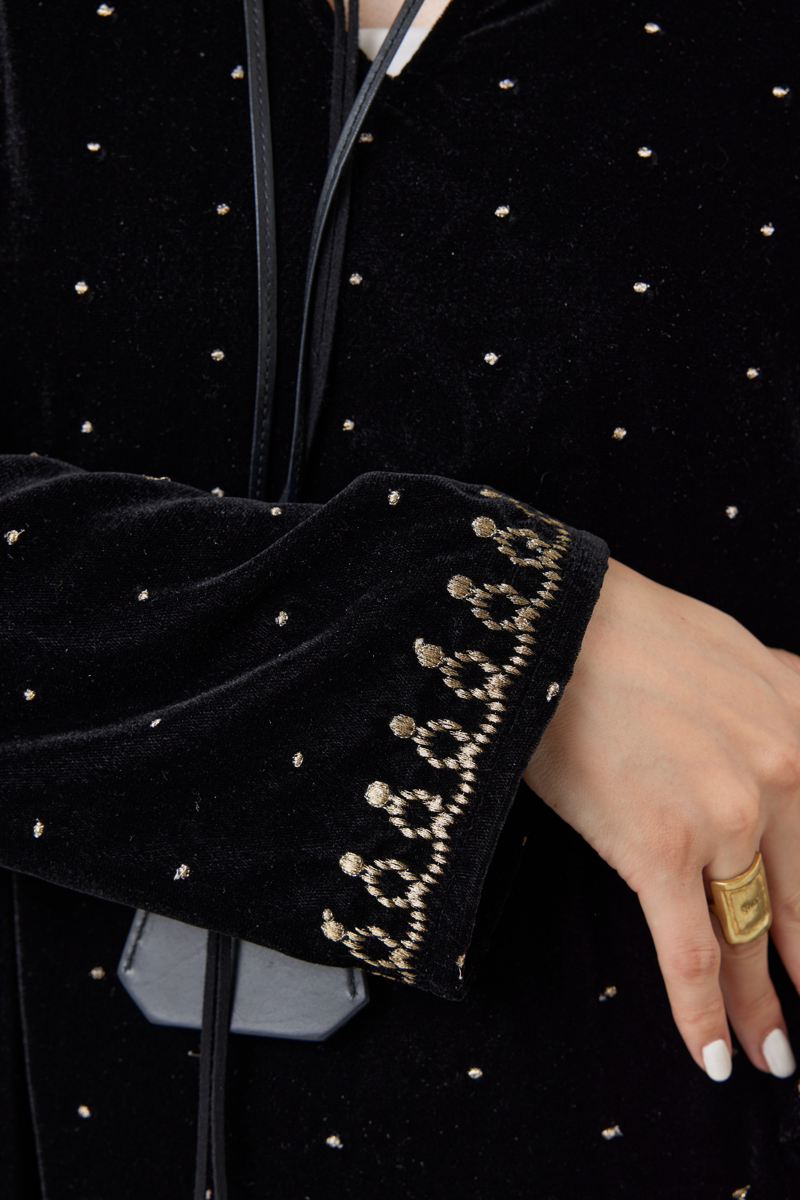 インドベロアドット刺繍ワンピース(6261-359)