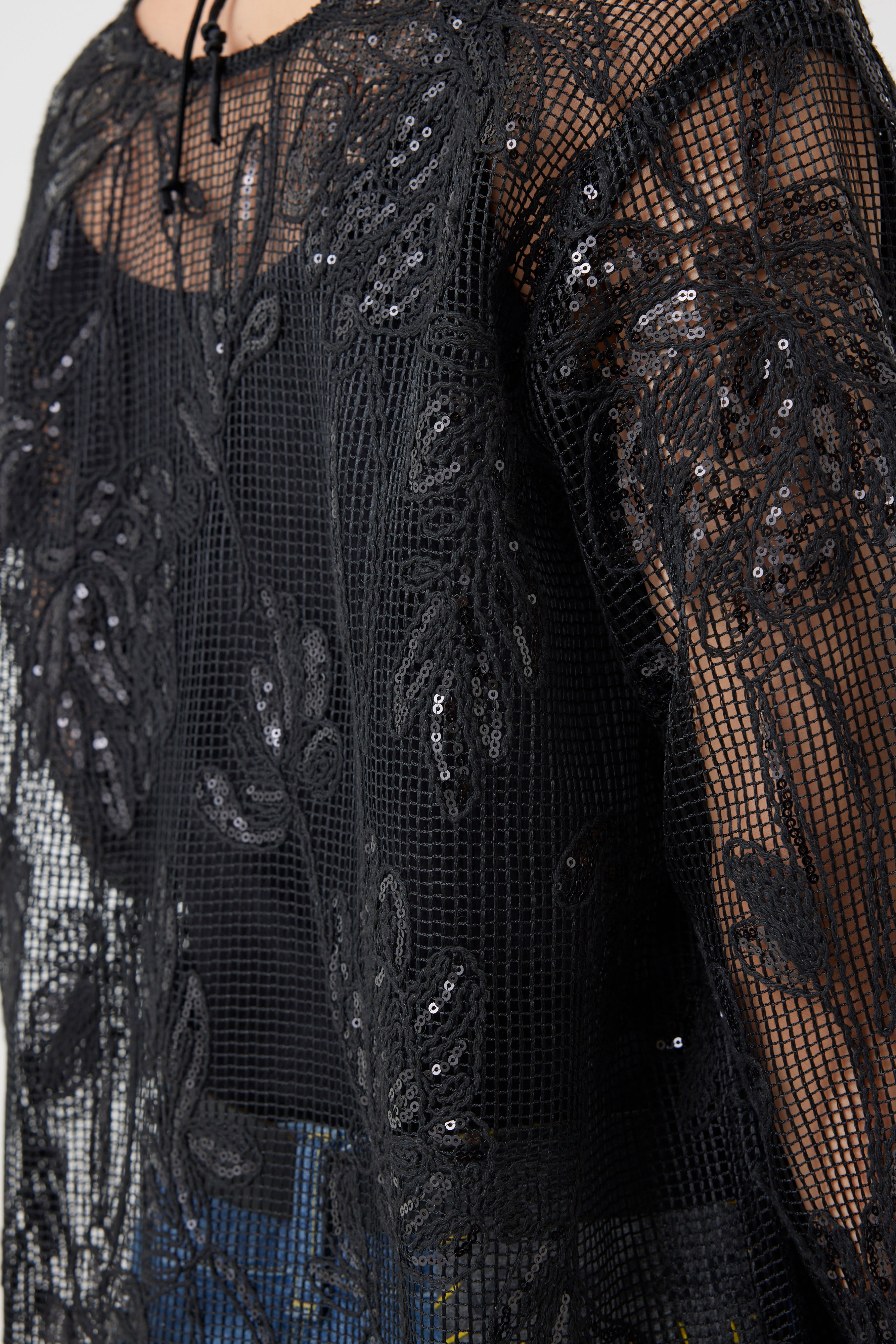 ボタニカルパターンスパングルワンピース(6260-374)