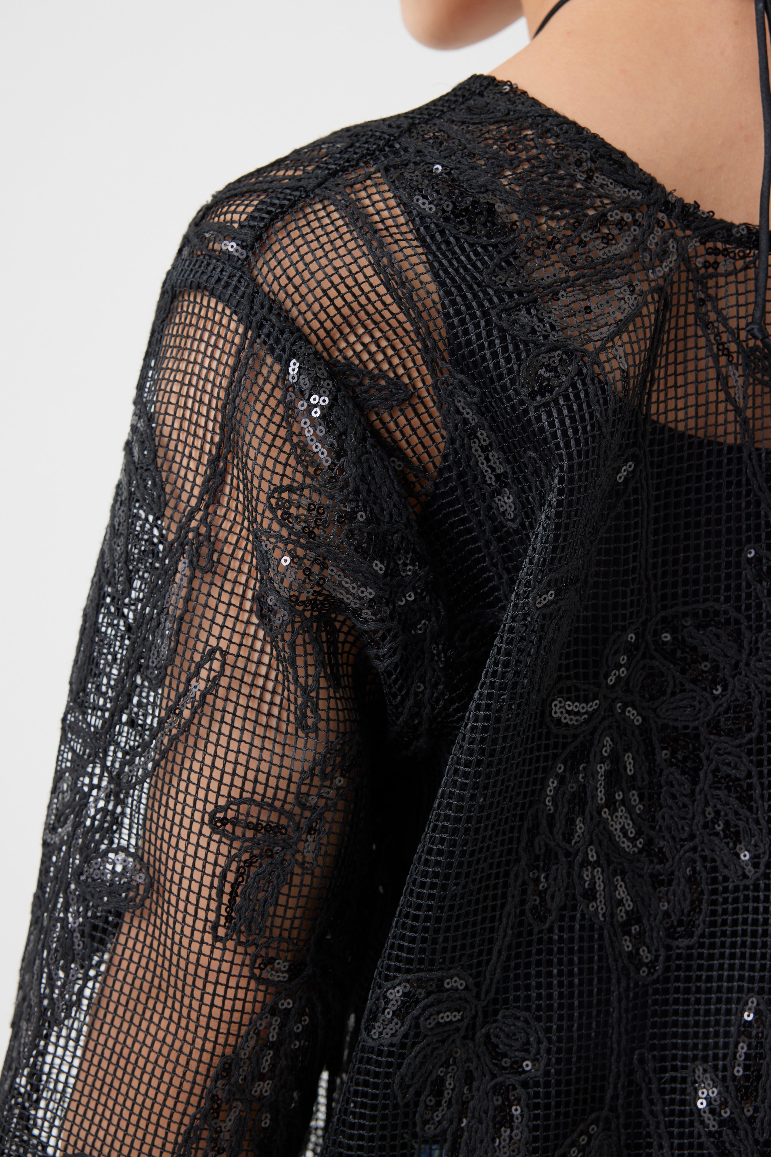 ボタニカルパターンスパングルワンピース(6260-374)