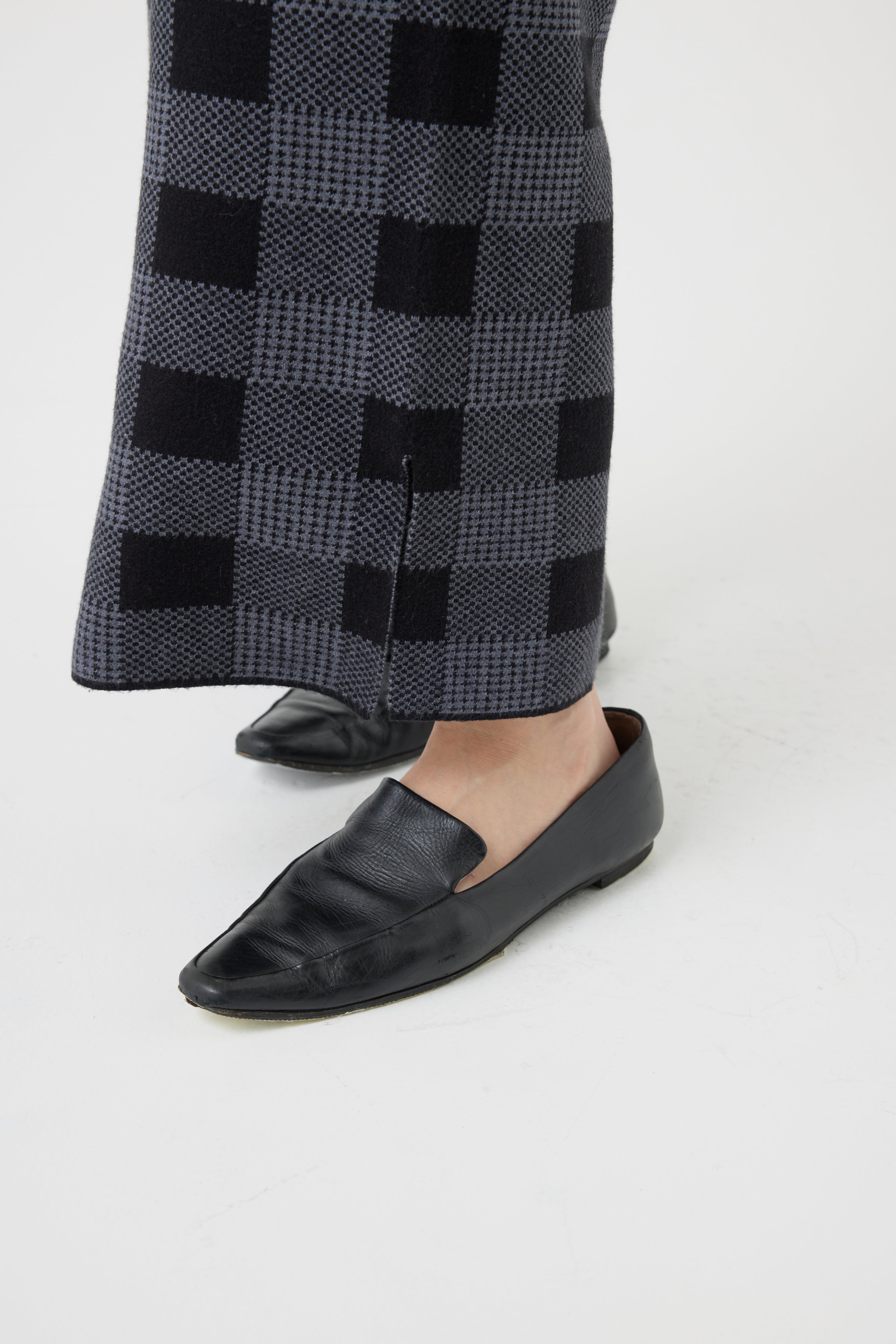 ミラノリブチェックボトムス(6262-465)