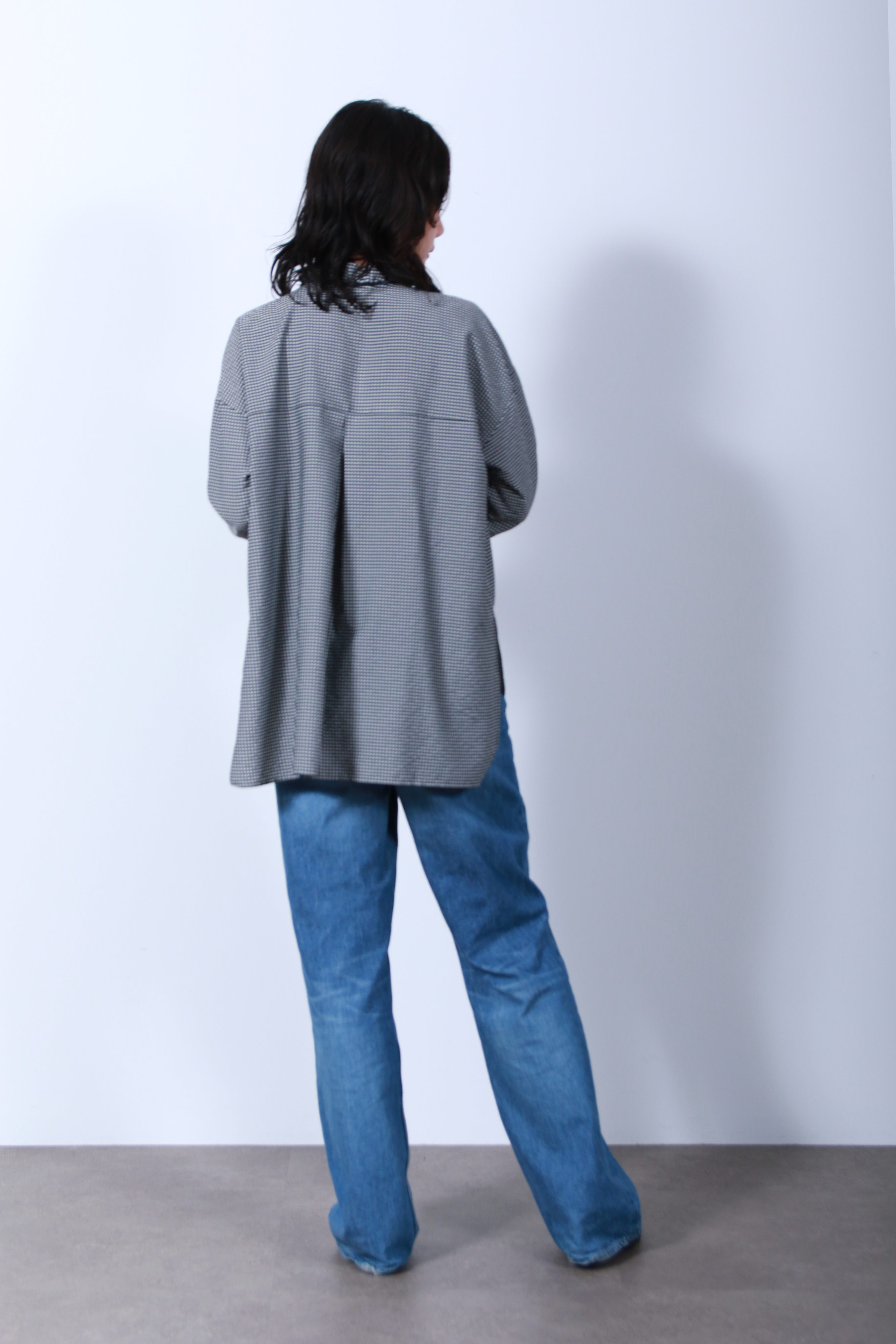 フリルカラーデザインシャツ(6263-498)