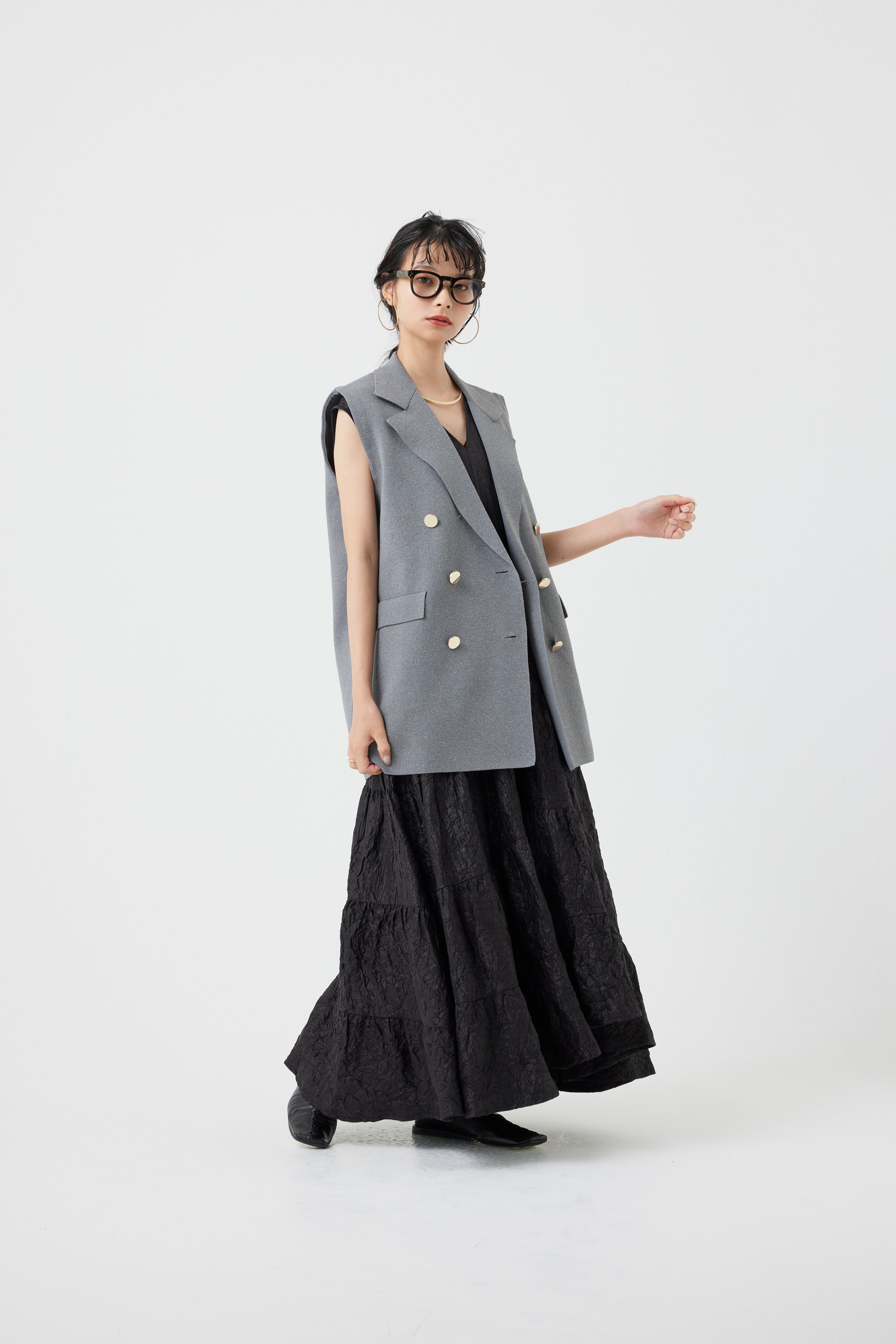 ミラノリブニットベスト(6260-410)