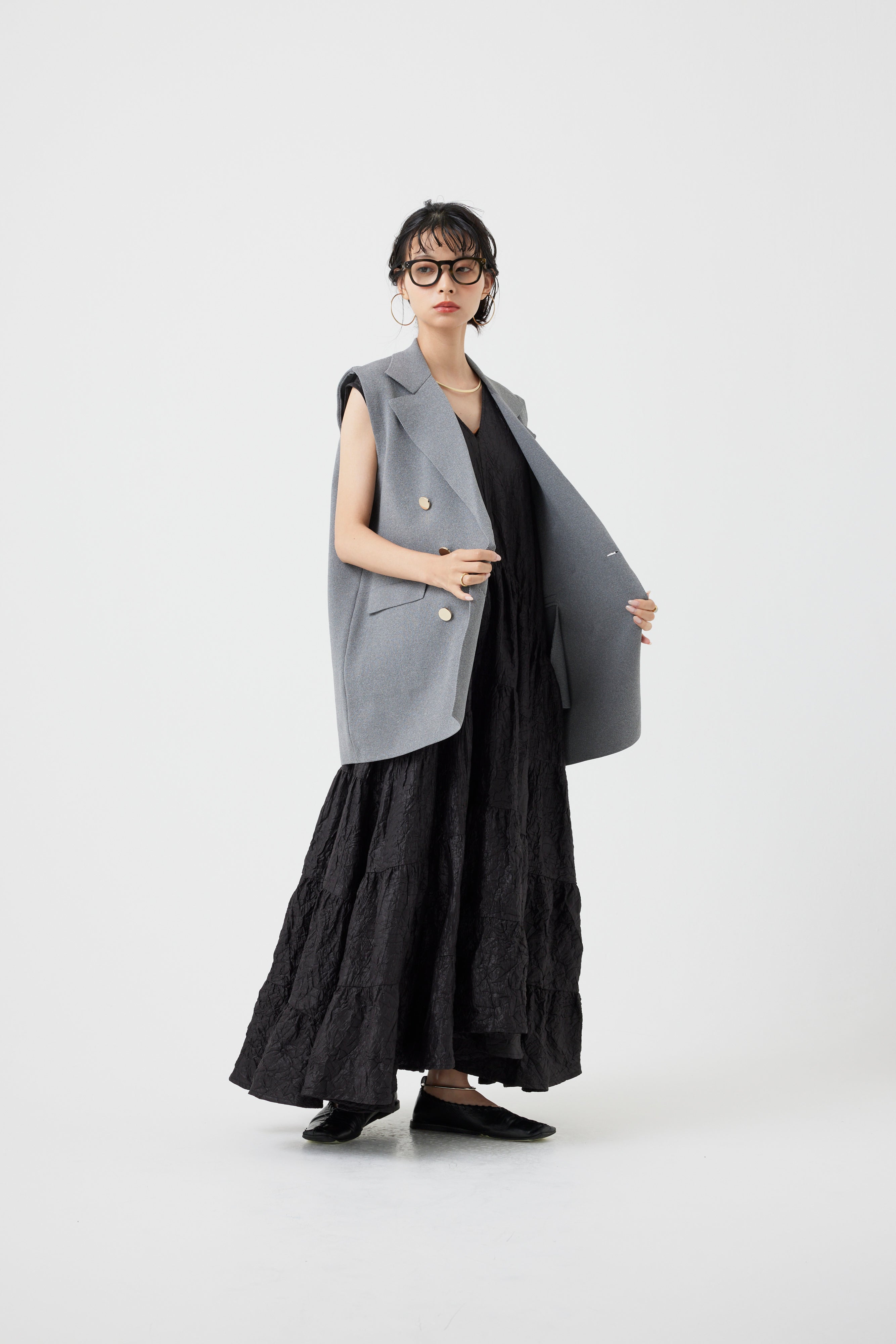 ミラノリブニットベスト(6260-410)