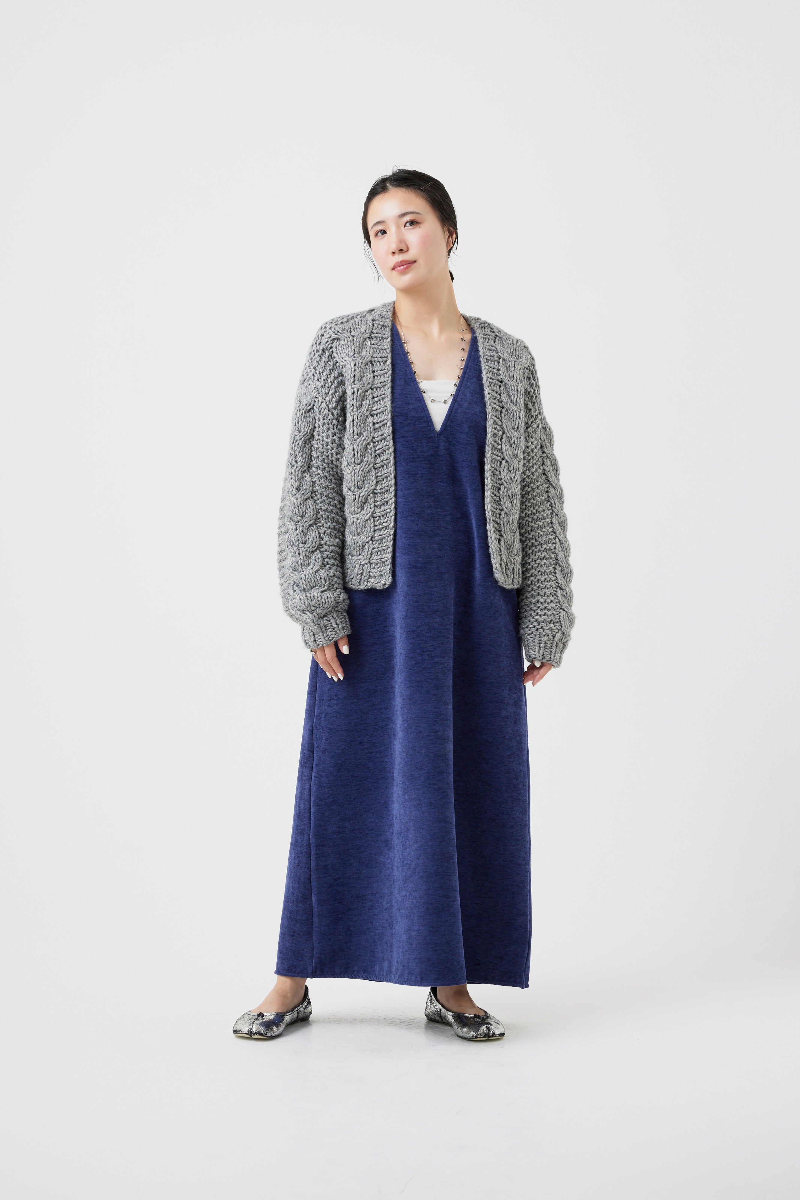 ケーブルニットカーディガン(6262-473)