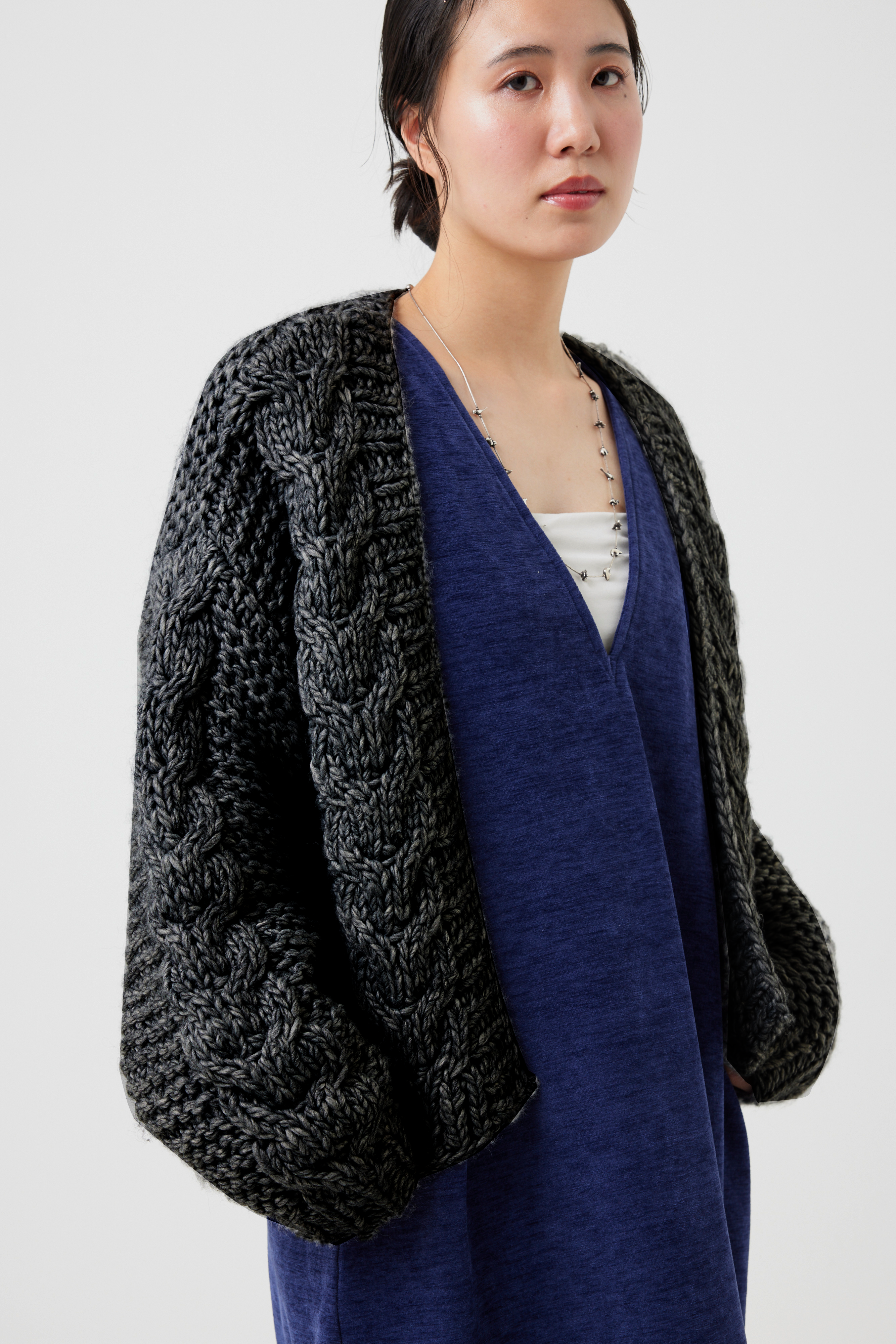 ケーブルニットカーディガン(6262-473)