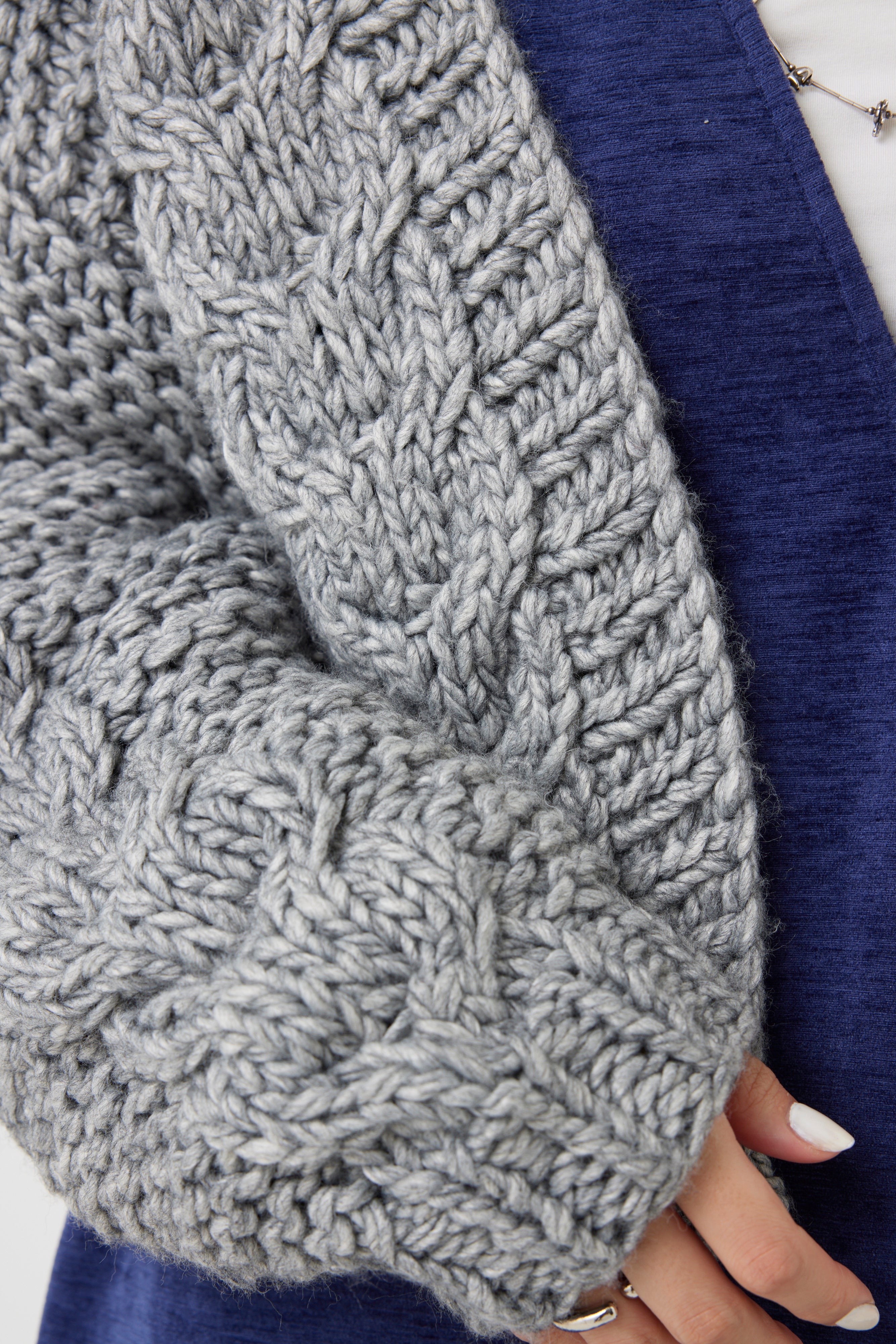 ケーブルニットカーディガン(6262-473)