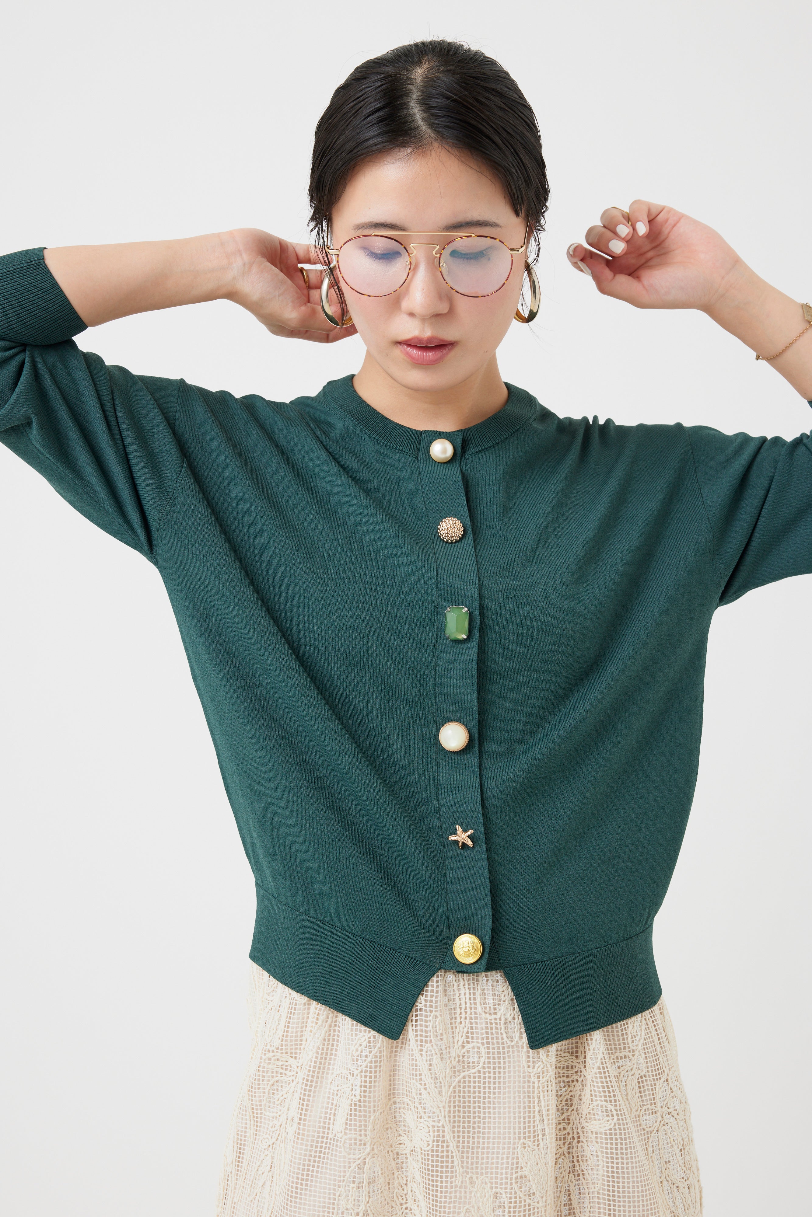 2025AW ビジューカーディガン(6260-693)