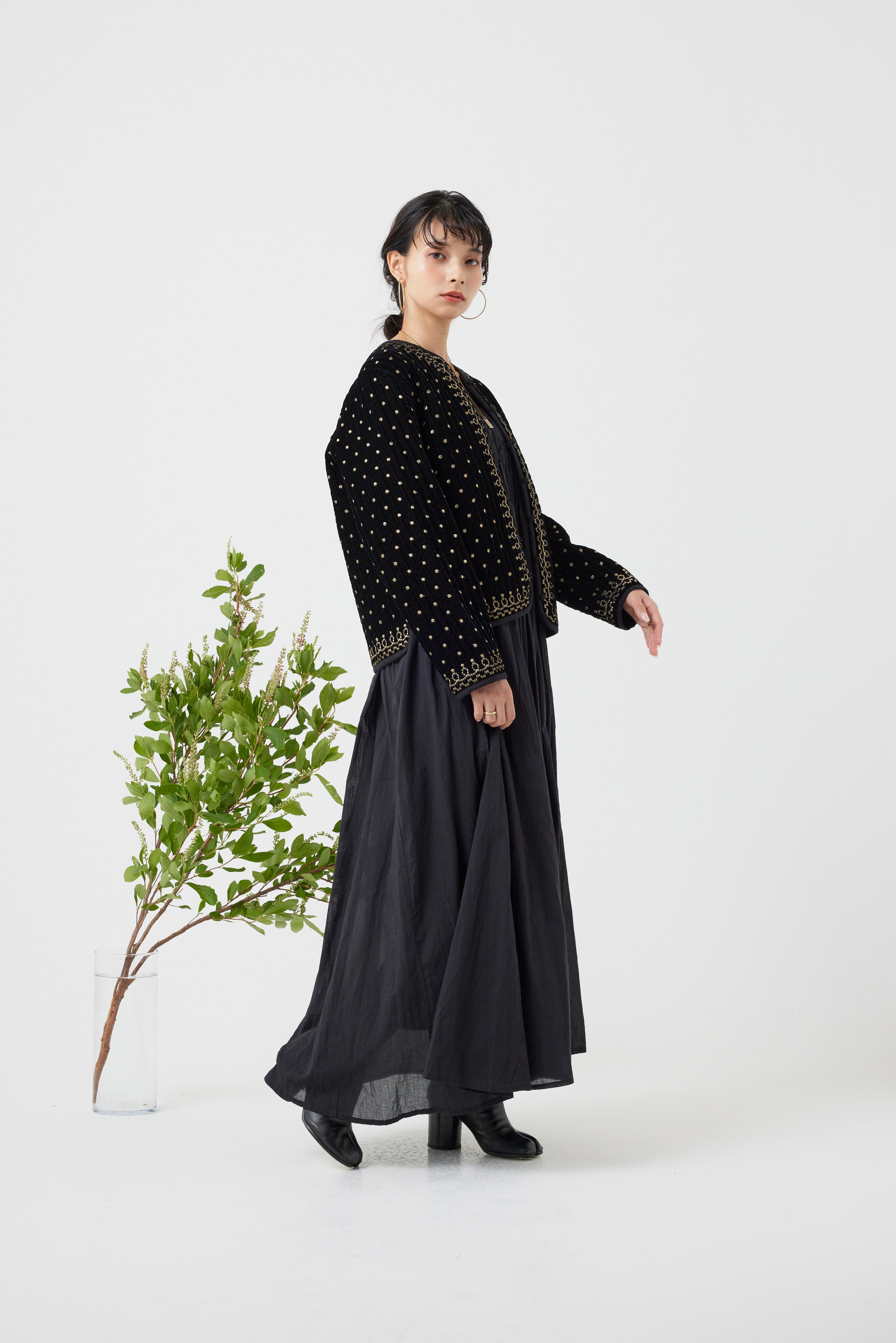 ヴィンテージ調オリジナル刺繍ジャケット(6261-354)