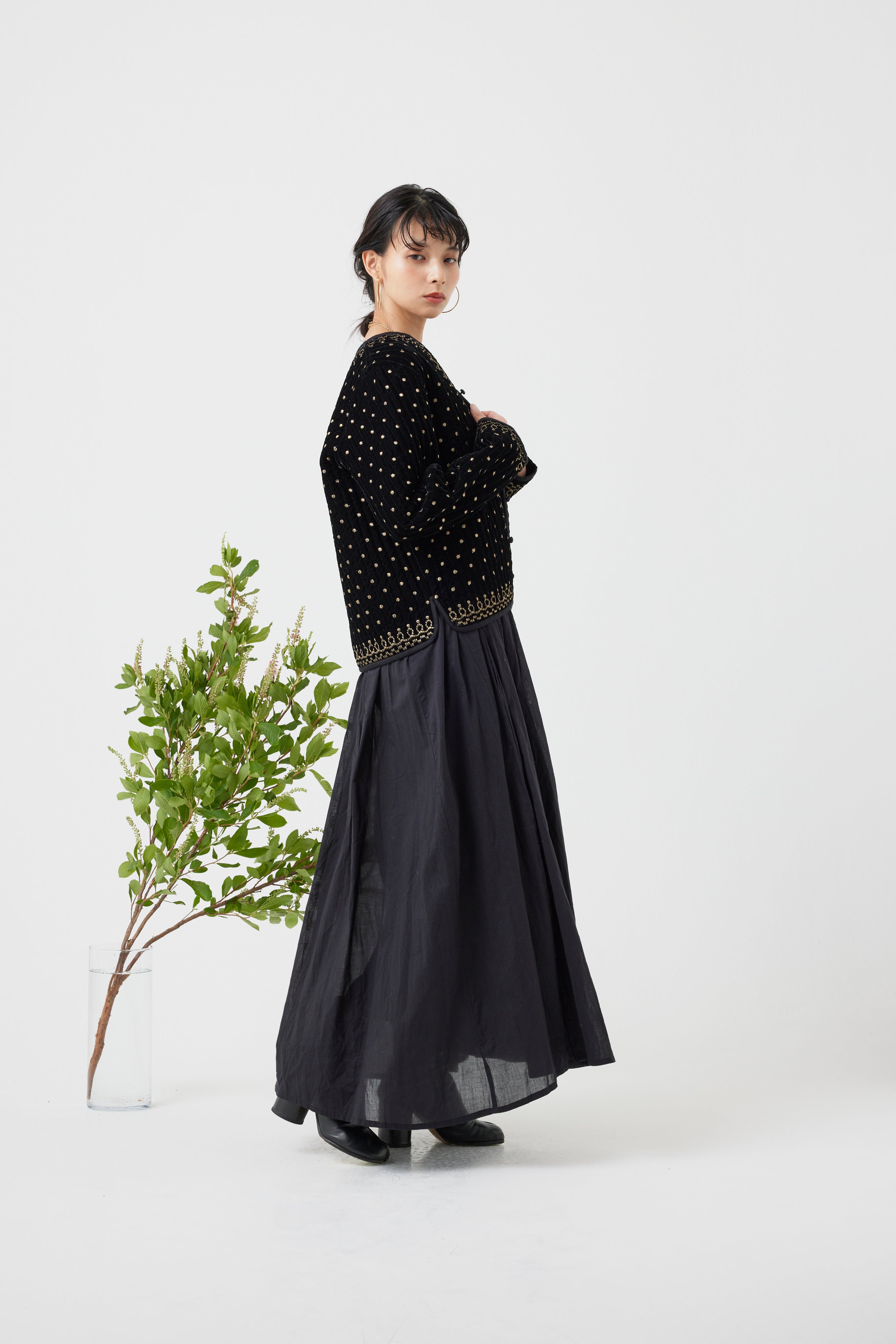 ヴィンテージ調オリジナル刺繍ジャケット(6261-354)