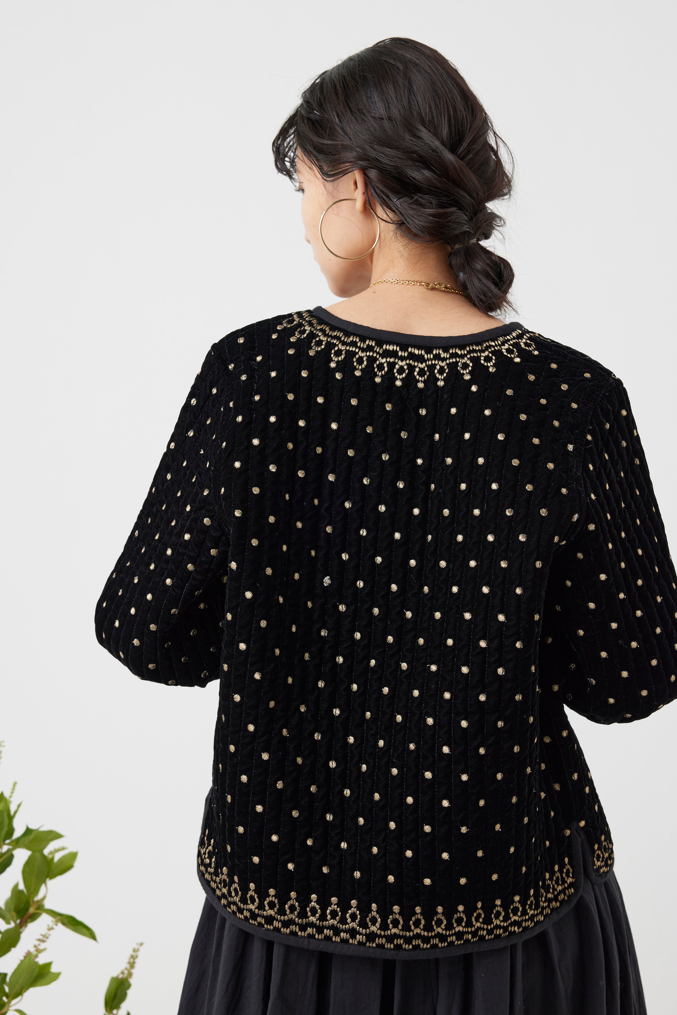 ヴィンテージ調オリジナル刺繍ジャケット(6261-354)