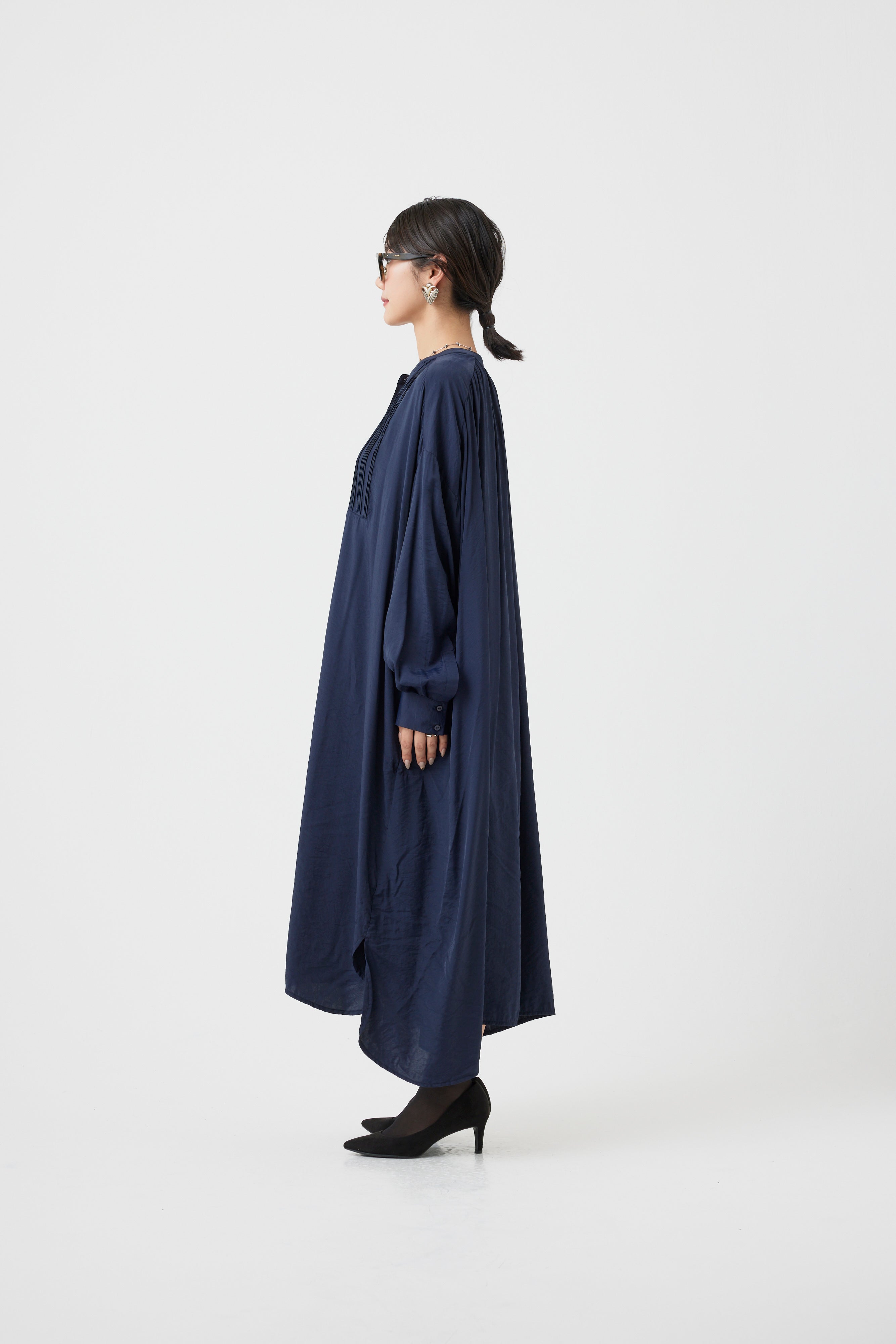 【ご予約商品/1000Pプレゼント】ロングスリーブレスシャツワンピース(6252-472)