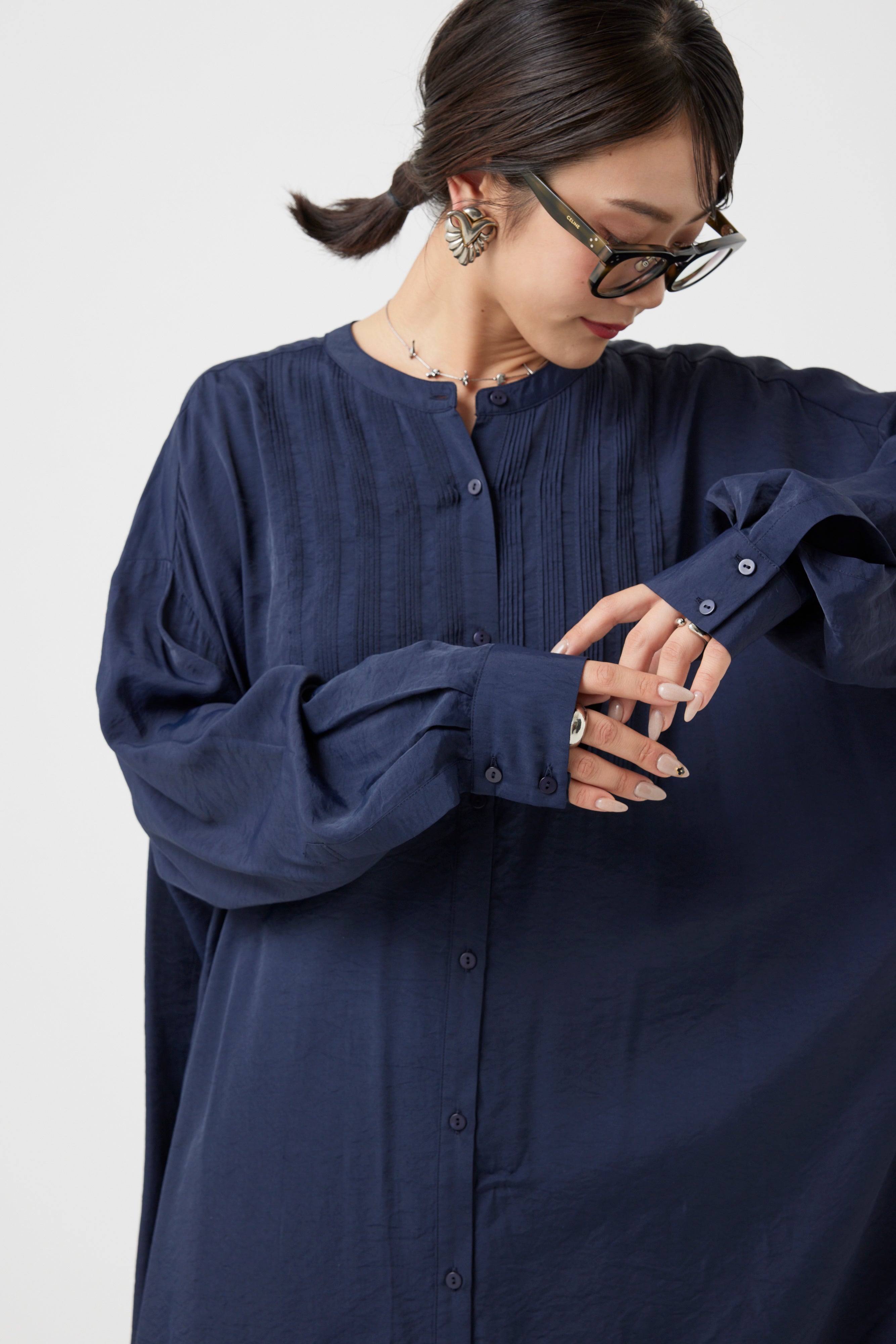 ロングスリーブシャツワンピース(6262-472)