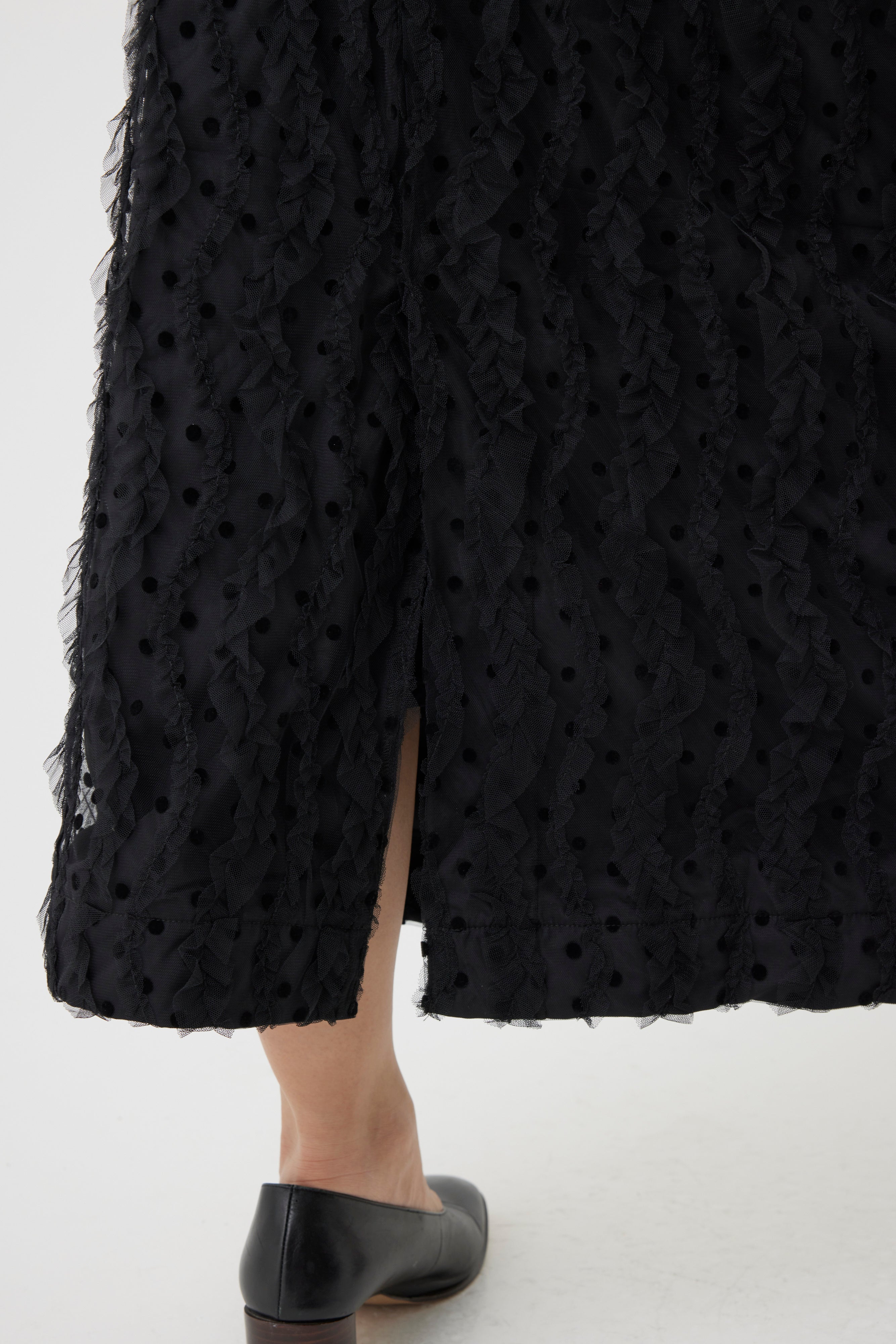 ブラオドットチュールフリルワンピース(6260-378)