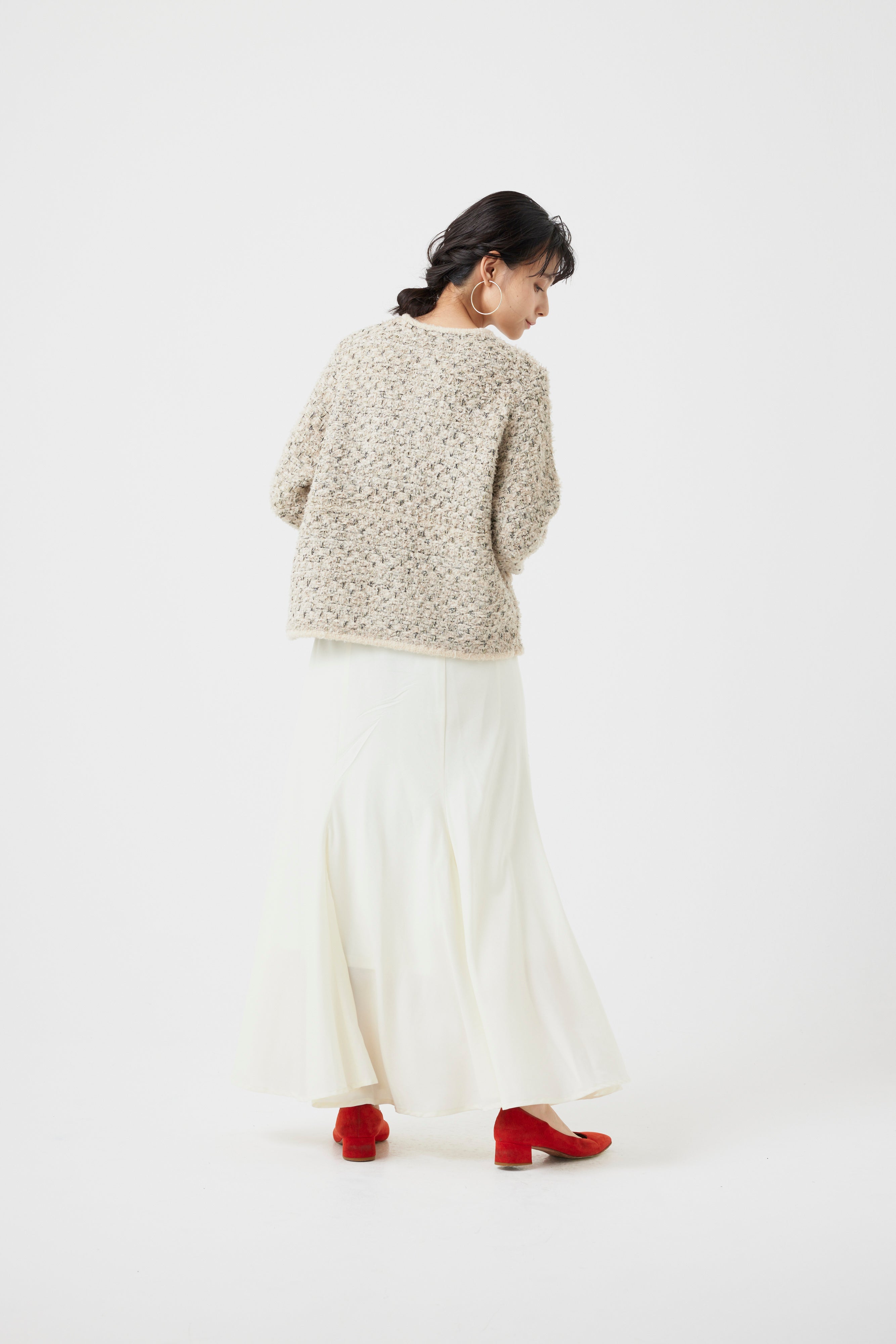 ツイードニットジャケット(6260-391)