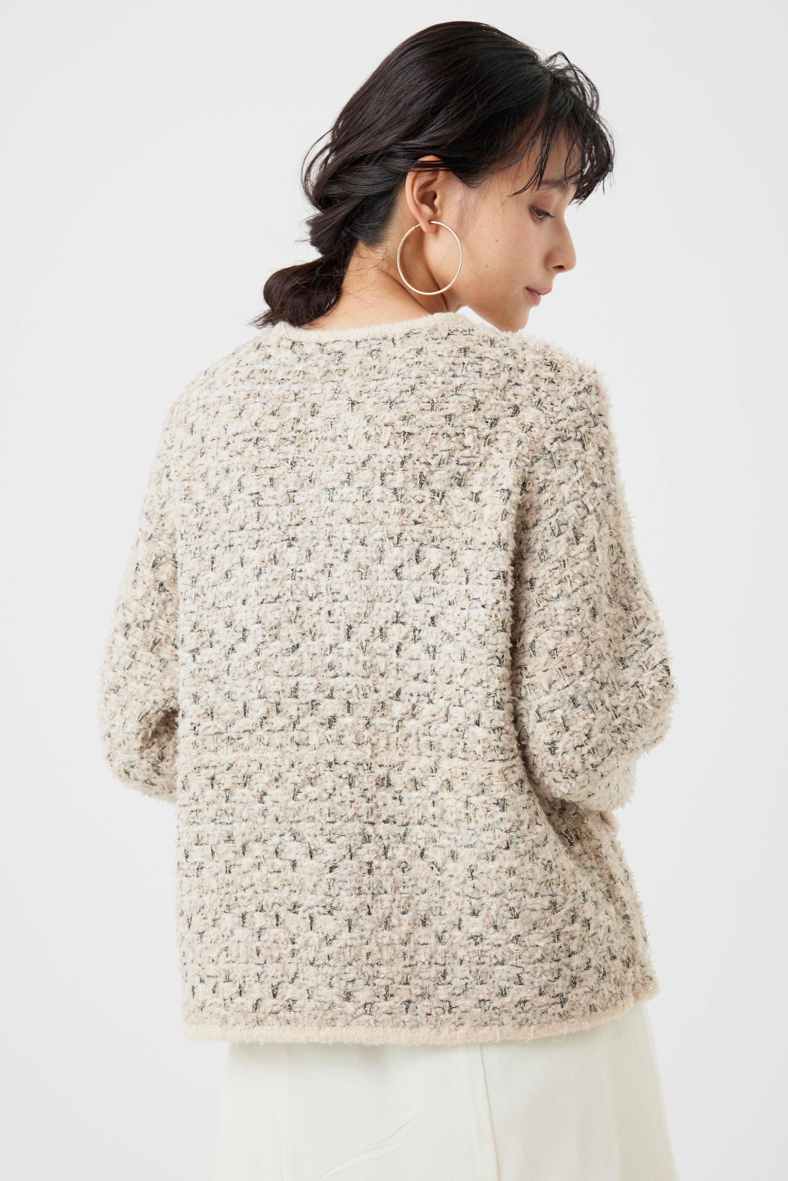 ツイードニットジャケット(6260-391)