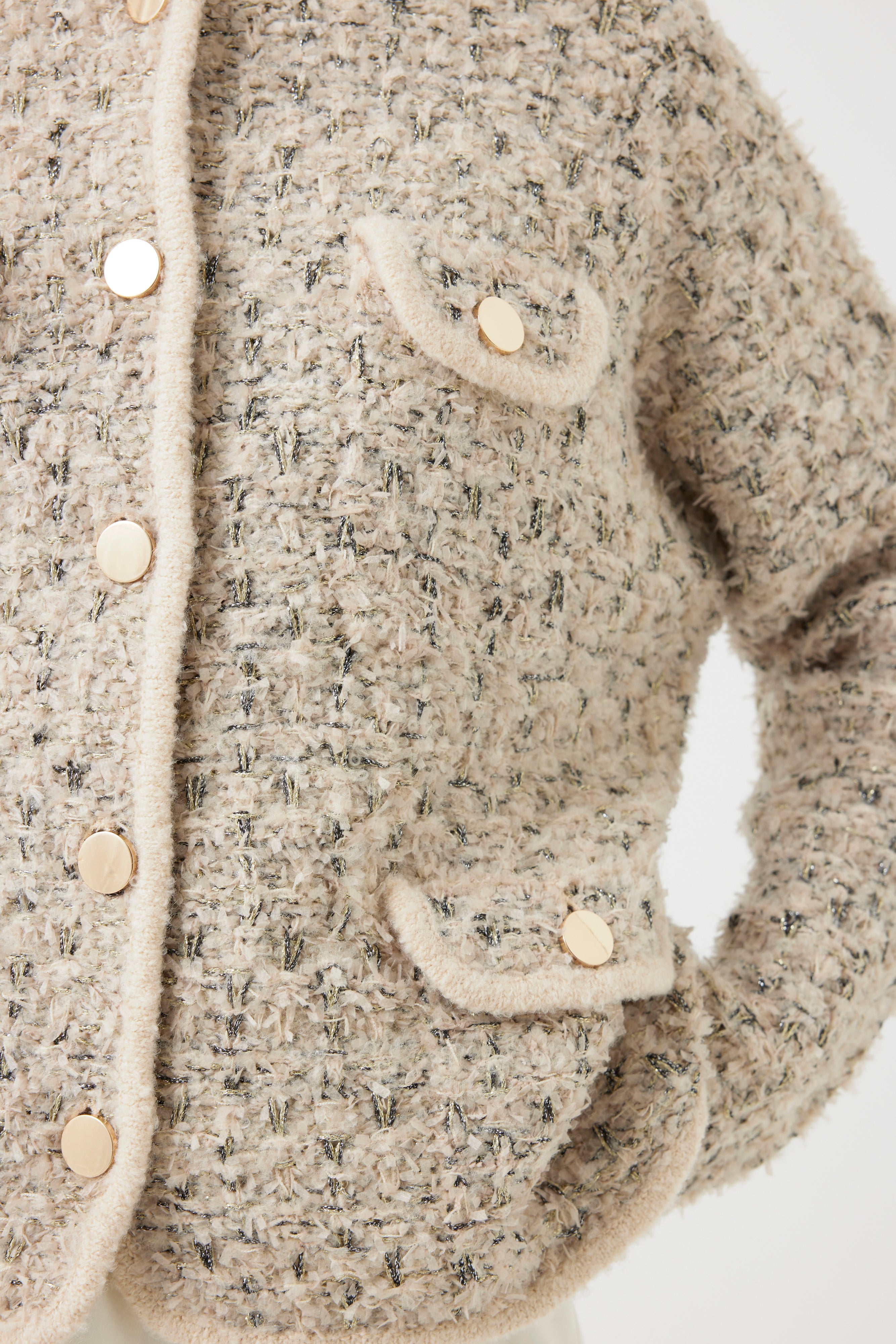 ツイードニットジャケット(6260-391)