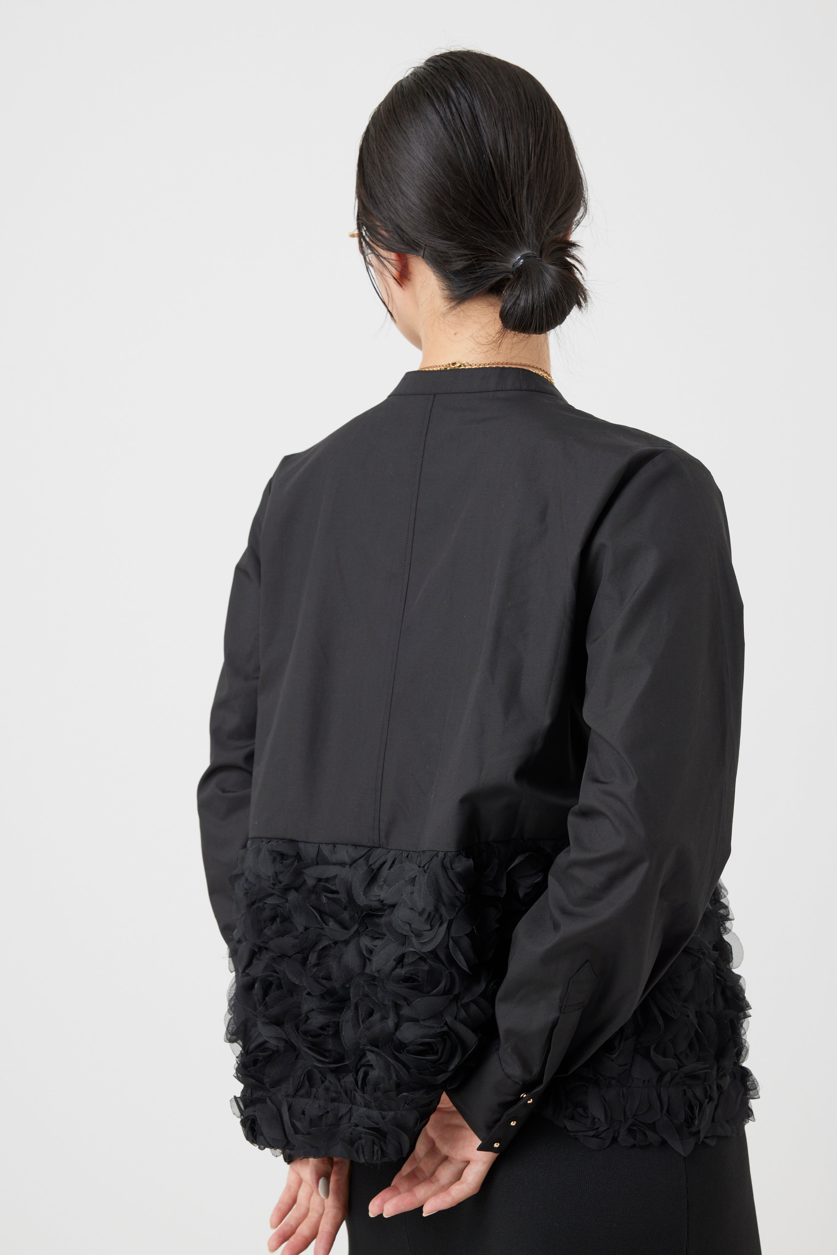 フラワーチュールパターンブラウス(6262-456)