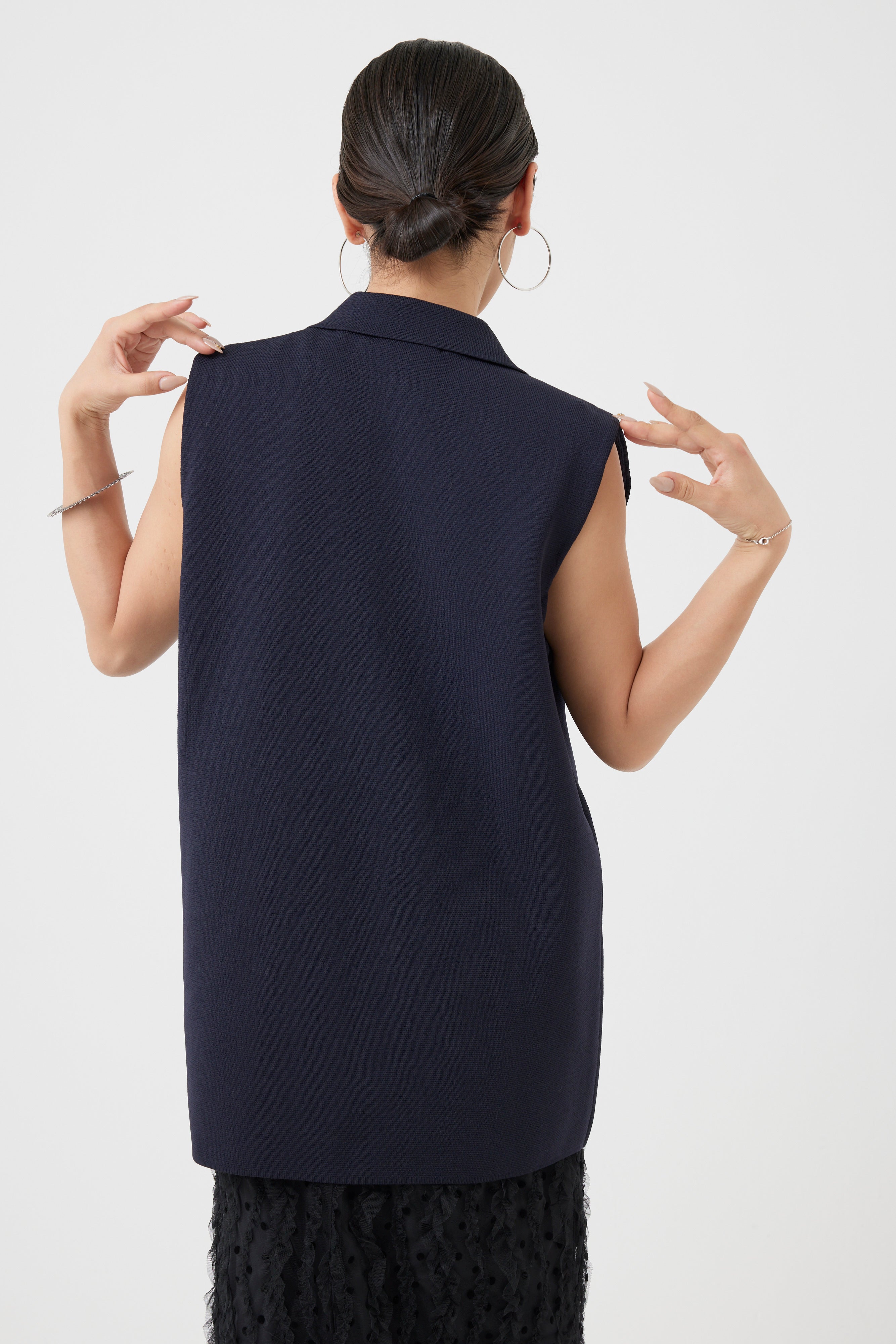 ミラノリブニットベスト(6260-410)