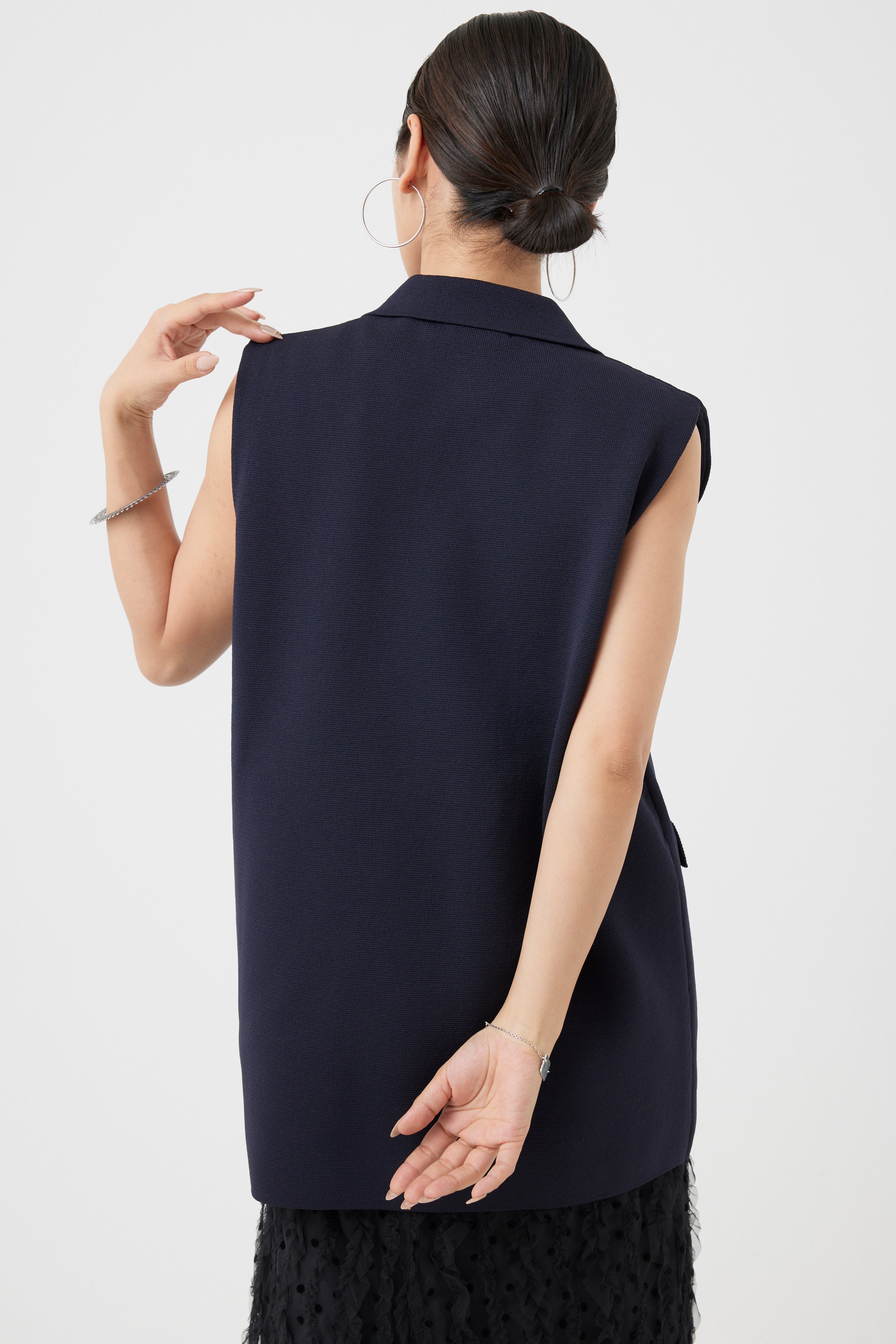 ミラノリブニットベスト(6260-410)