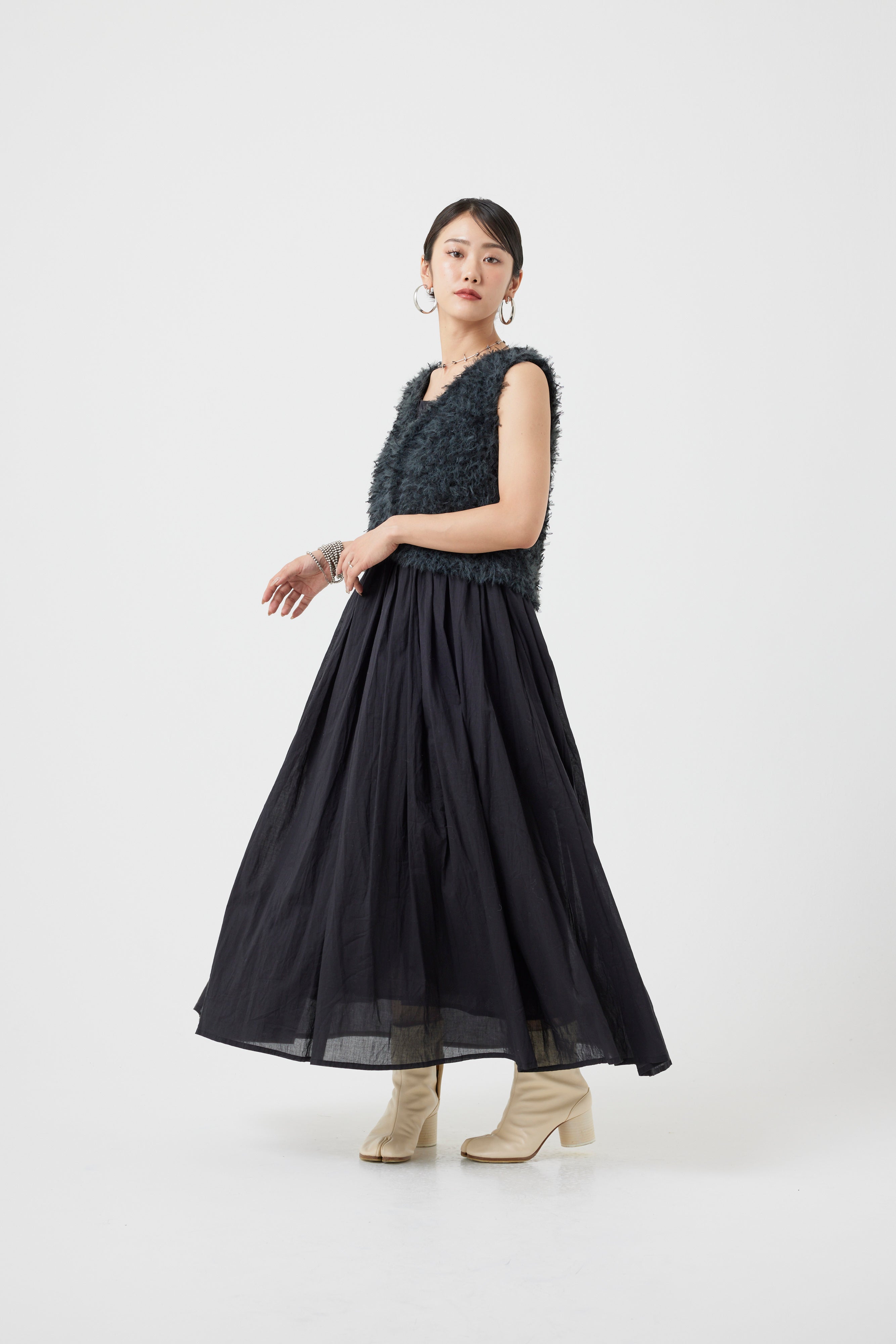 ファンシーヤーンニットビスチェ(6260-413)