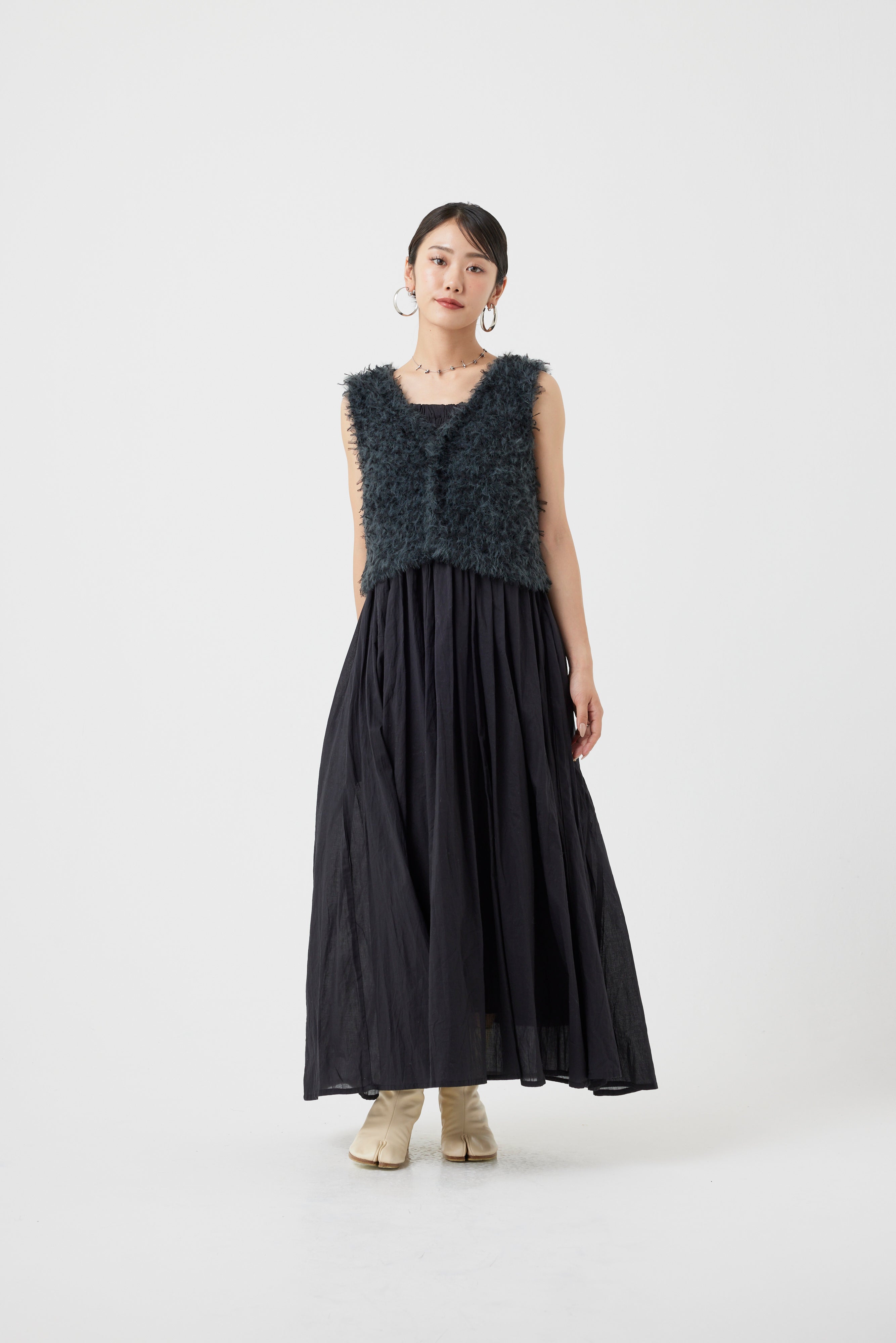 ファンシーヤーンニットビスチェ(6260-413)