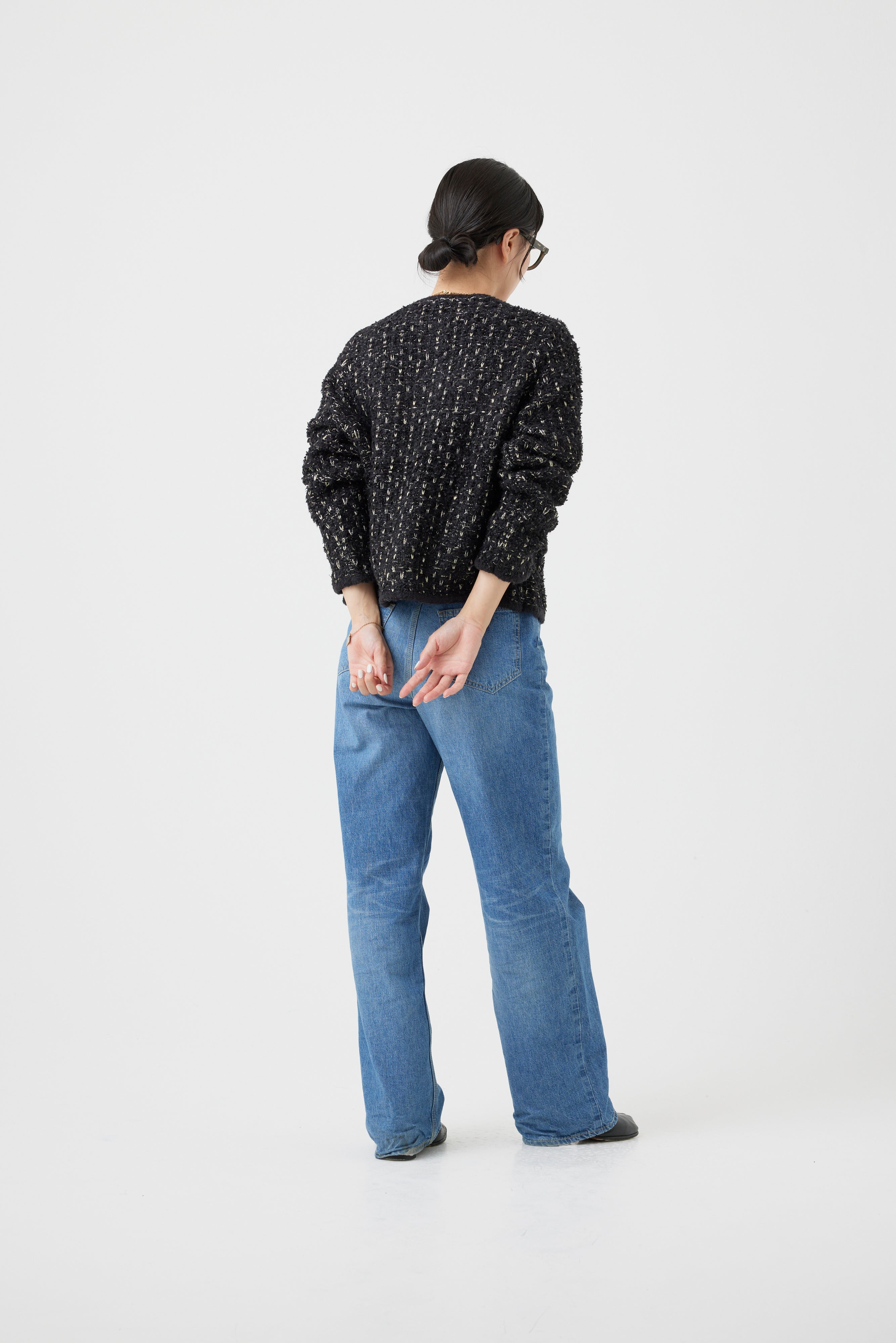 ツイードニットジャケット(6260-391)