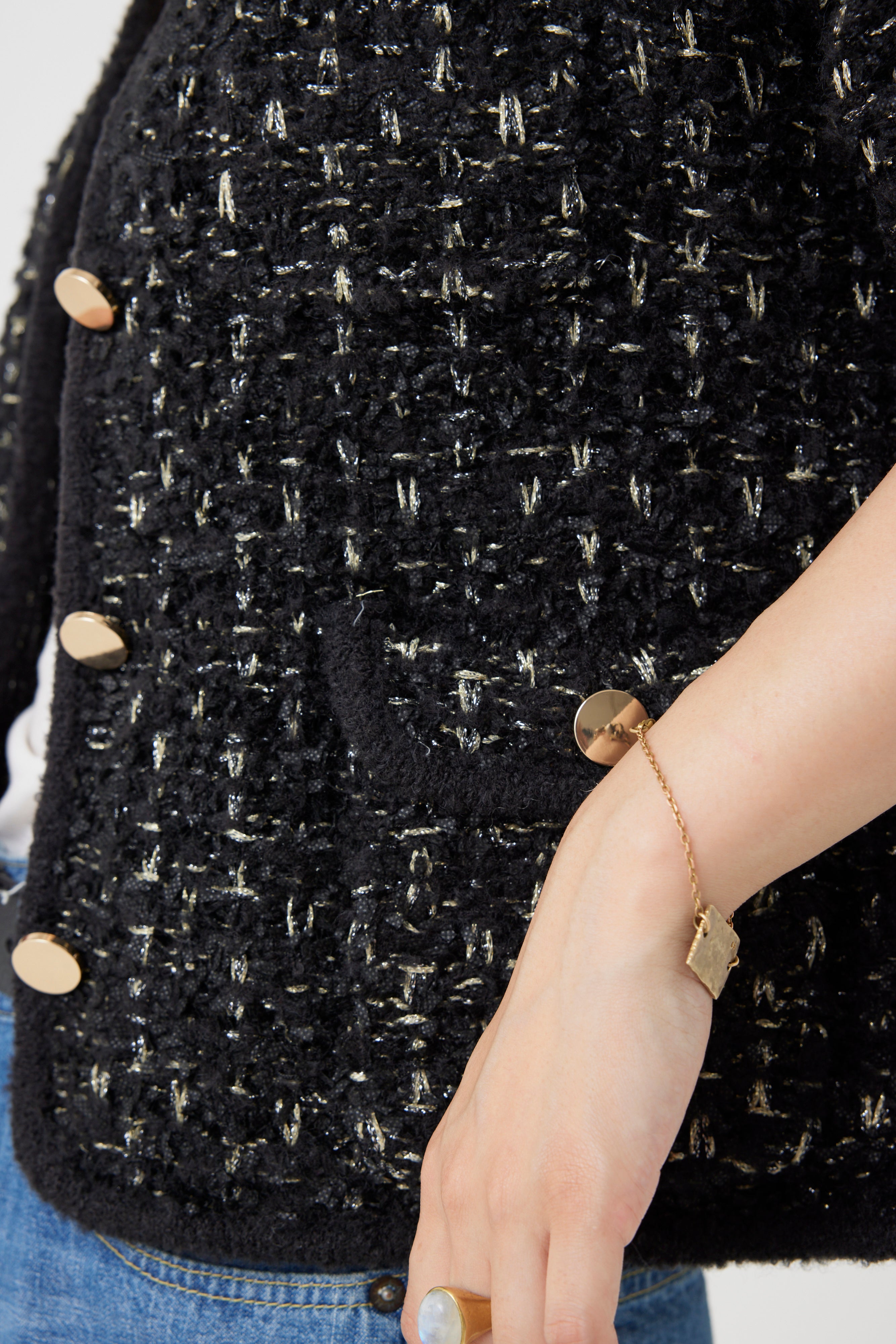 ツイードニットジャケット(6260-391)