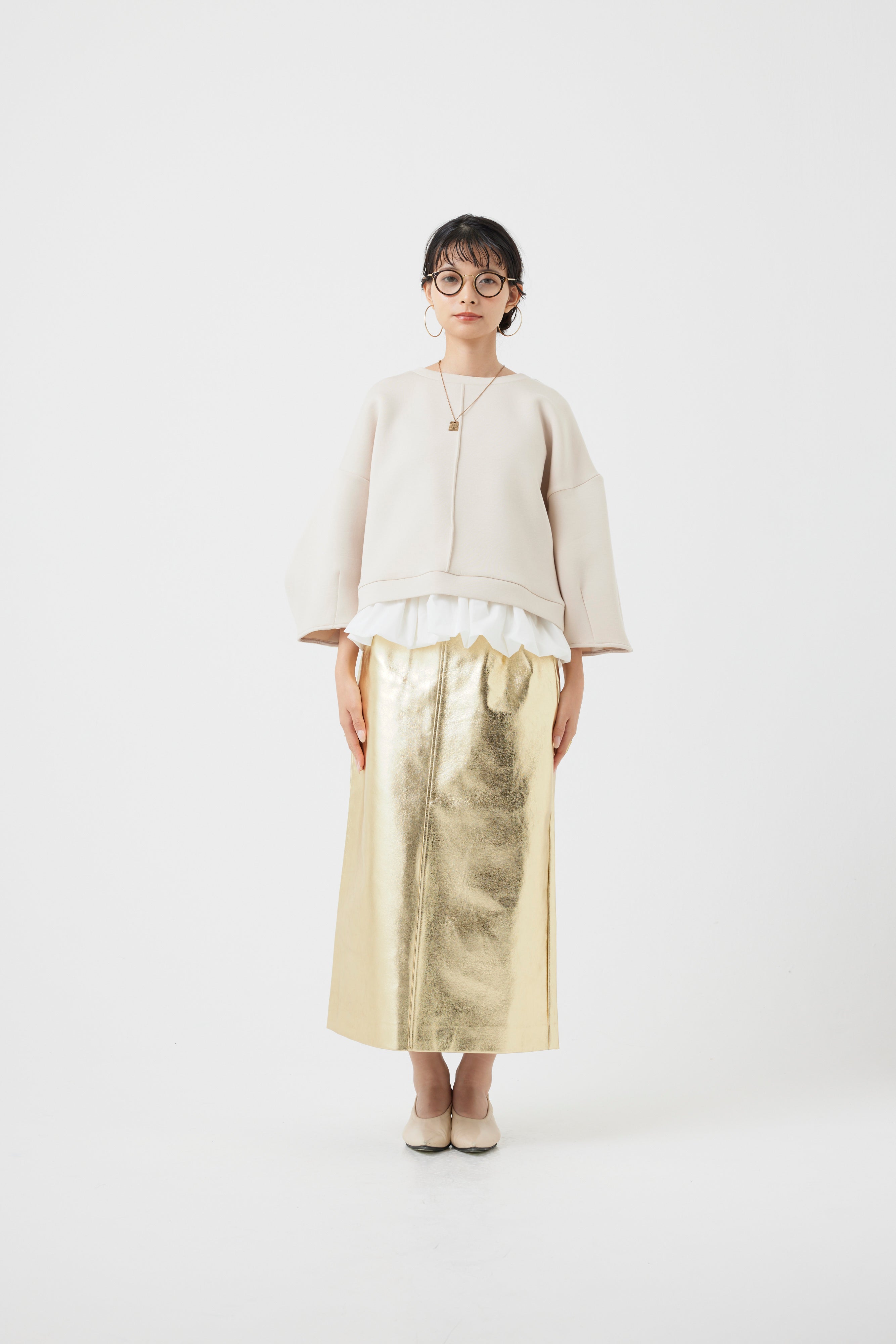 ダンボールニット×バルーンパーツトップス(6260-382)