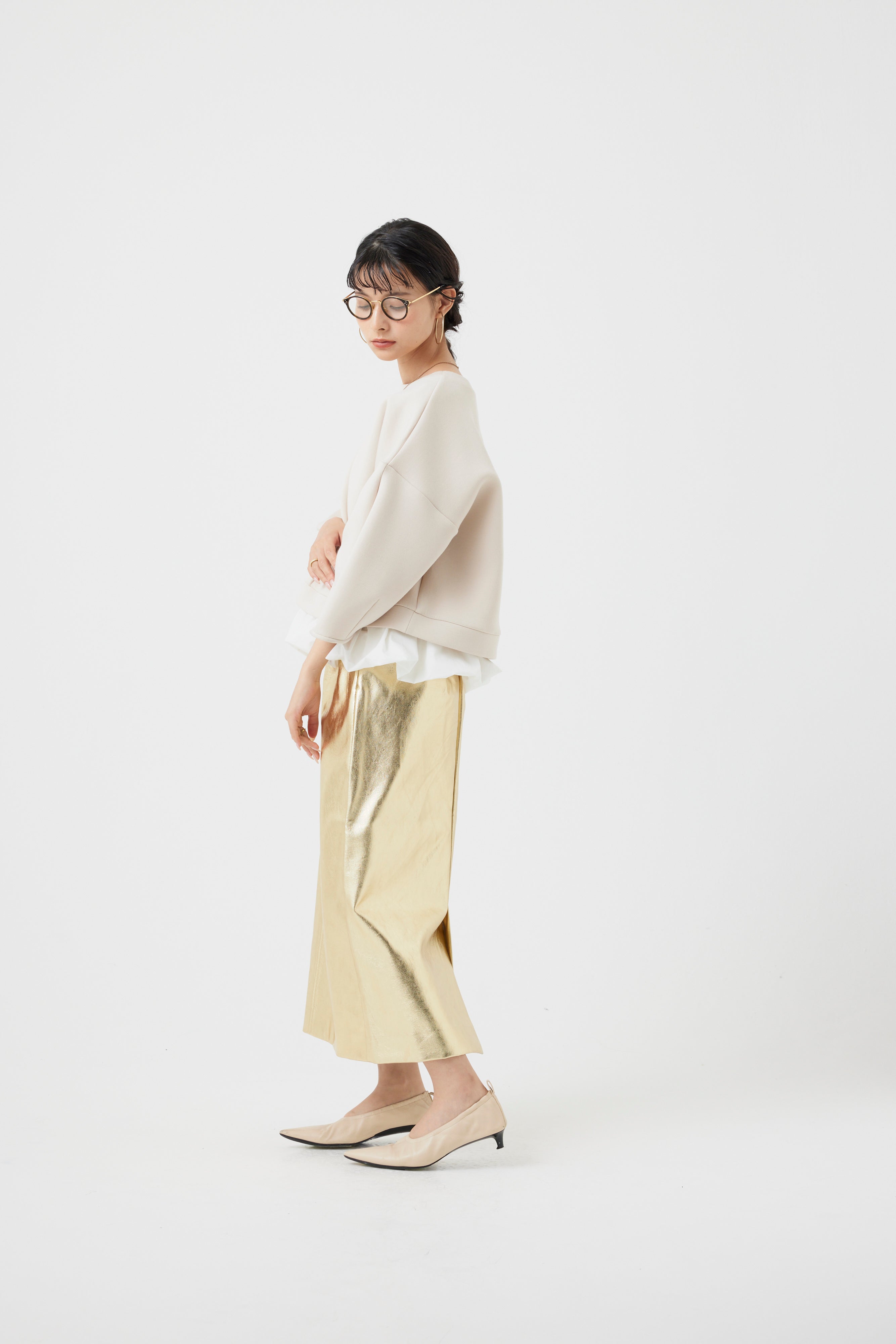 ダンボールニット×バルーンパーツトップス(6260-382)