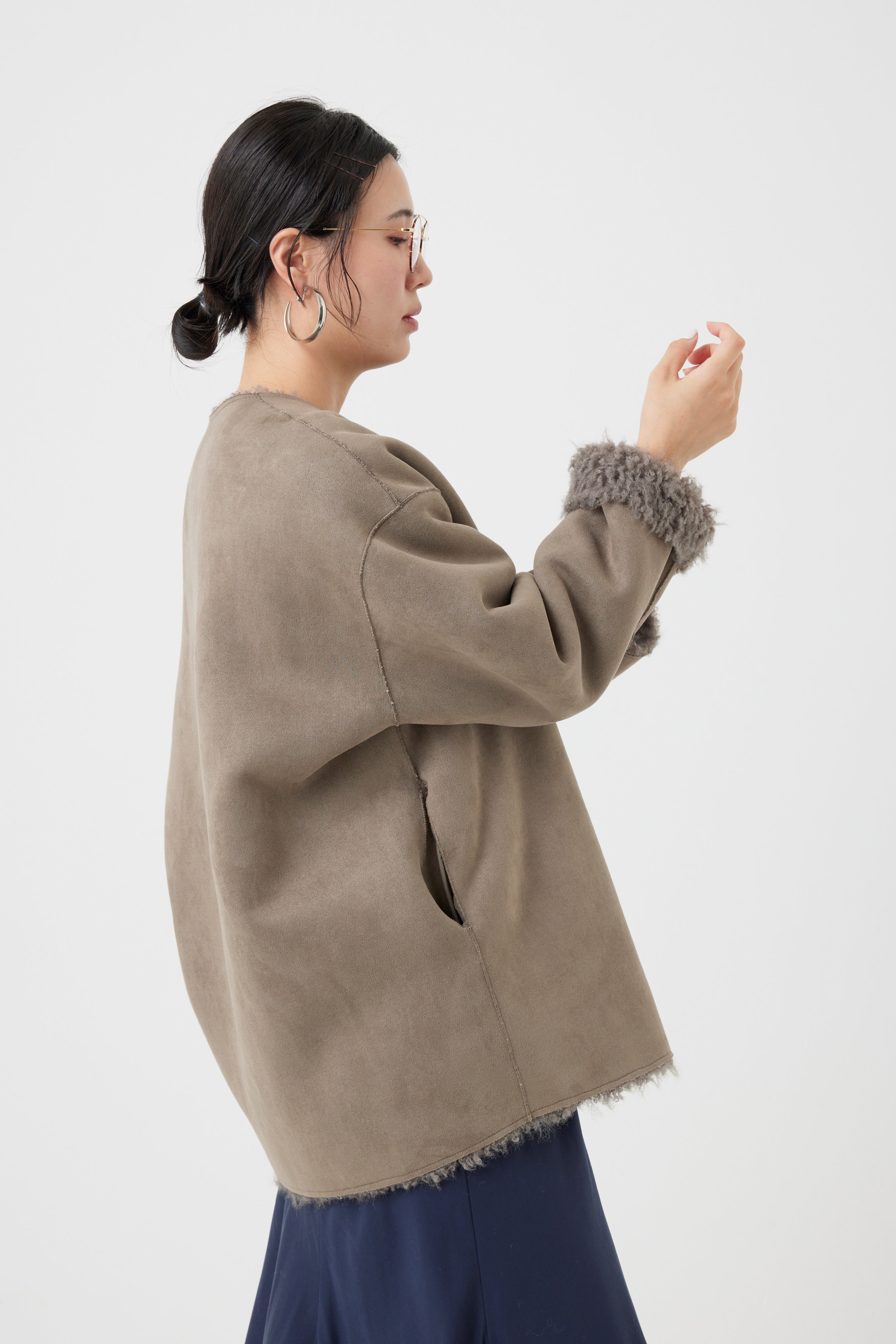 エコファーリバーシブルコート(6262-471)